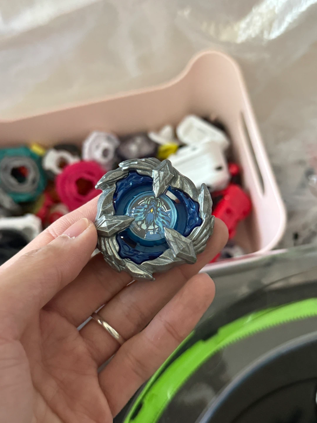 Beyblade lot of 5 assorted spinning tops