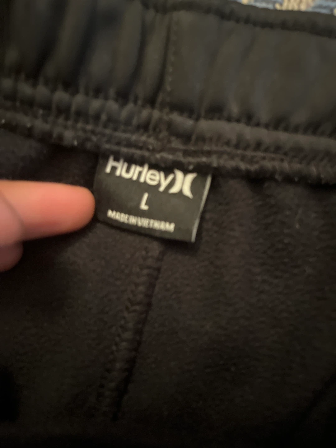 Hurley Black Joggers Sweatpants Size L - photo 2