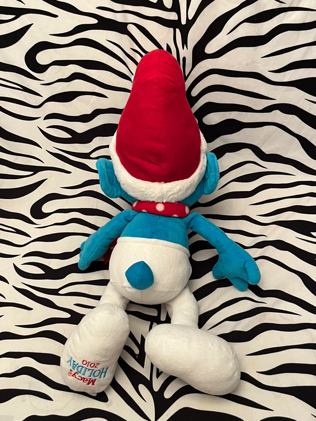 Macys 2010 Holiday Christmas Large Smurf 22" Soft Plush ❤️ - photo 5