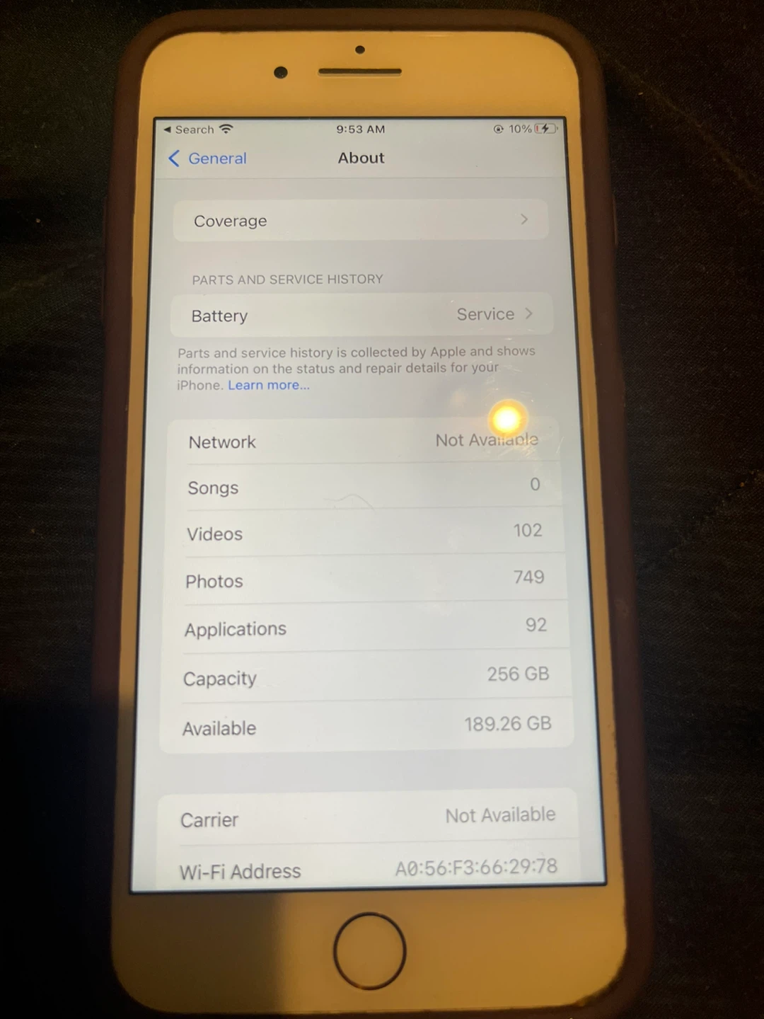 iPhone 8 Plus 256gb rose gold