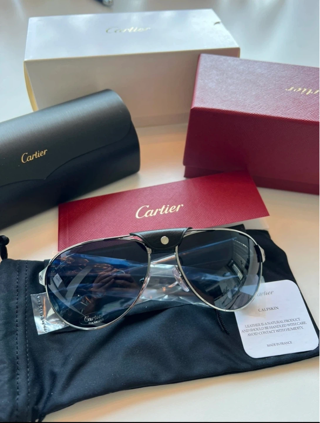 Cartier Sunglasses Santos Aviators