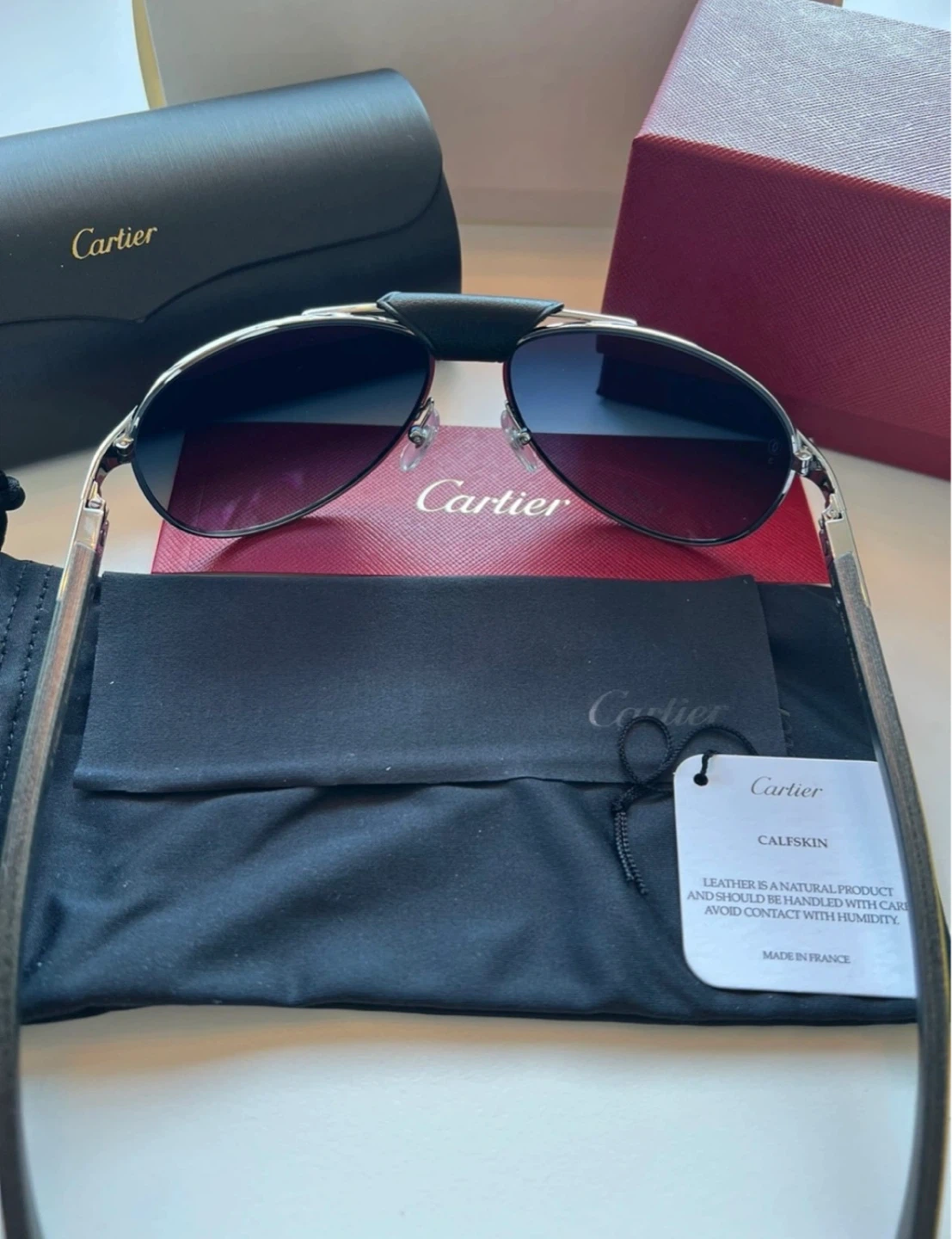 Cartier Sunglasses Santos Aviators - photo 3