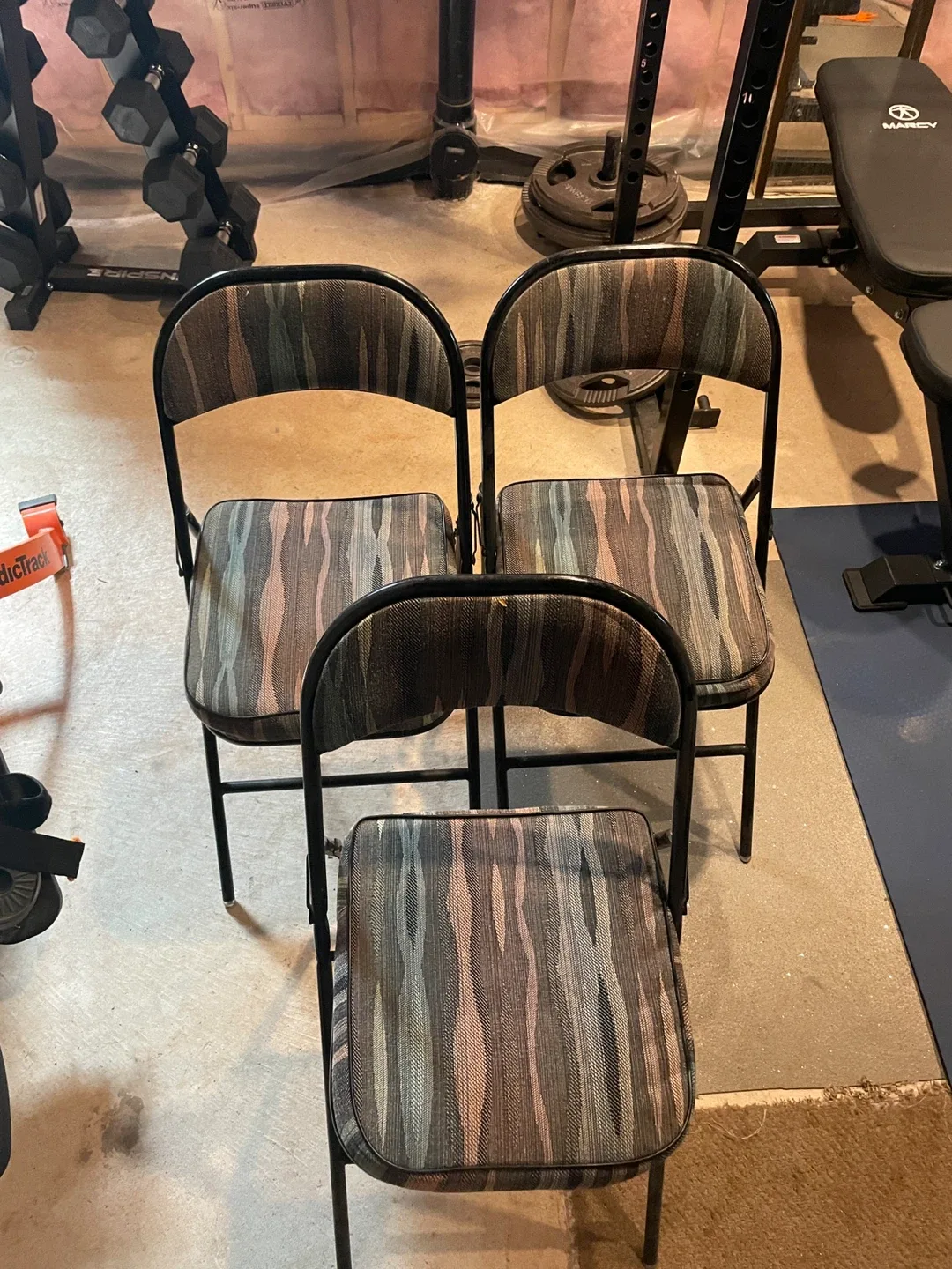 Set of 3 Folding Chairs