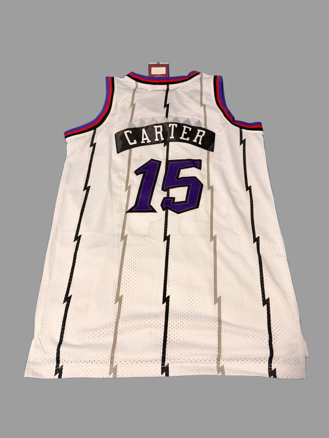 Vince Carter Raptors White Jersey #15 Retro Men’s Large - photo 3
