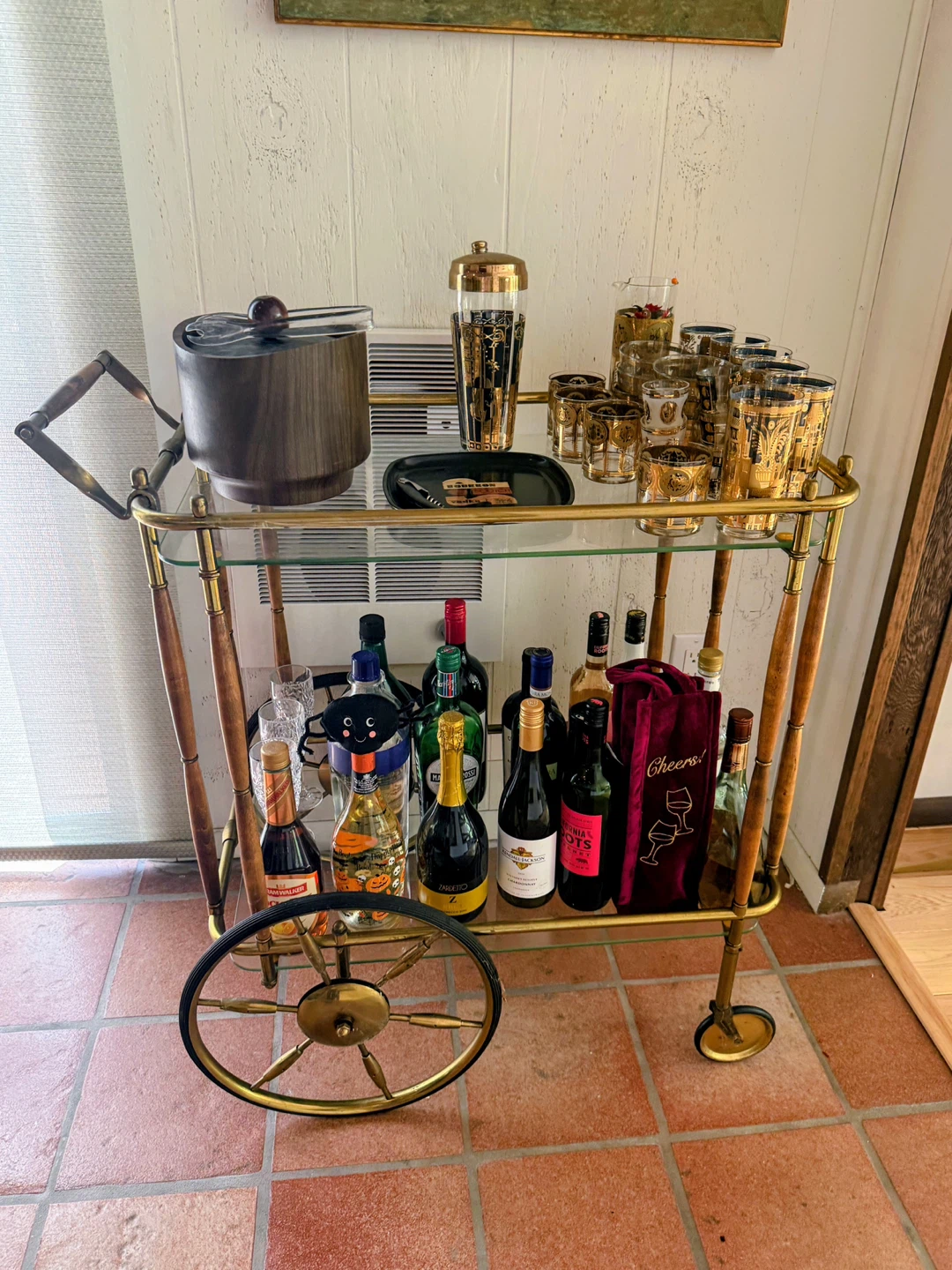 Joan Crawfords’s MCM Franco-Italian Bar Cart