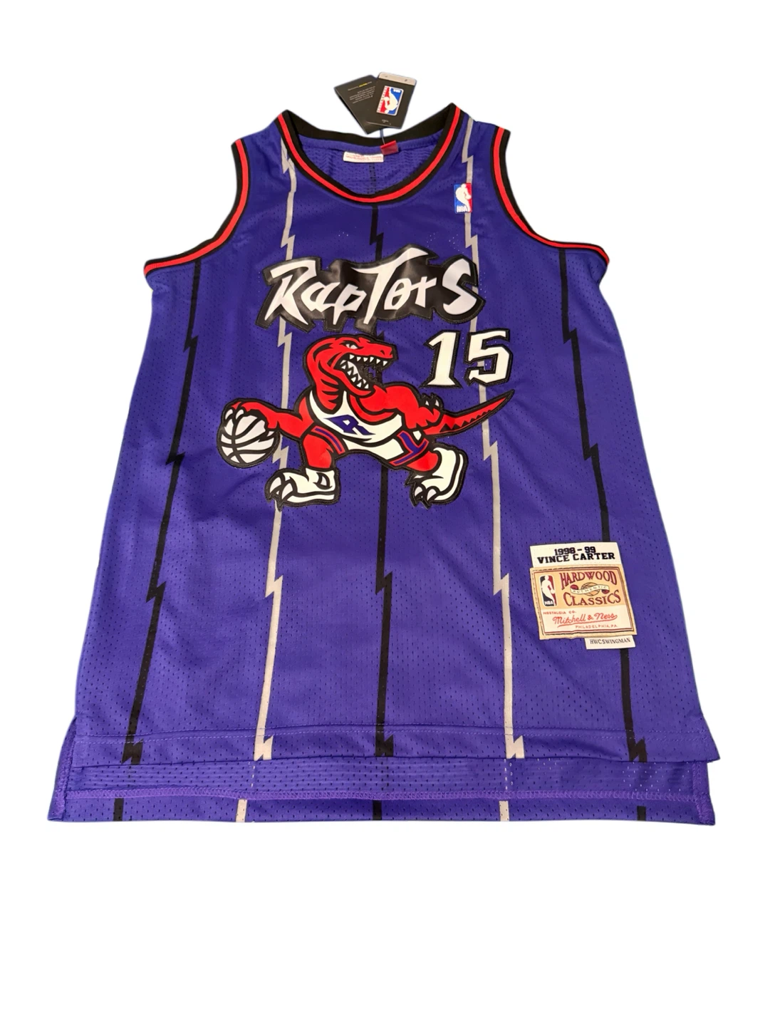 Vince Carter Raptors Purple Jersey #15 NBA Men’s Large, Medium - photo 2