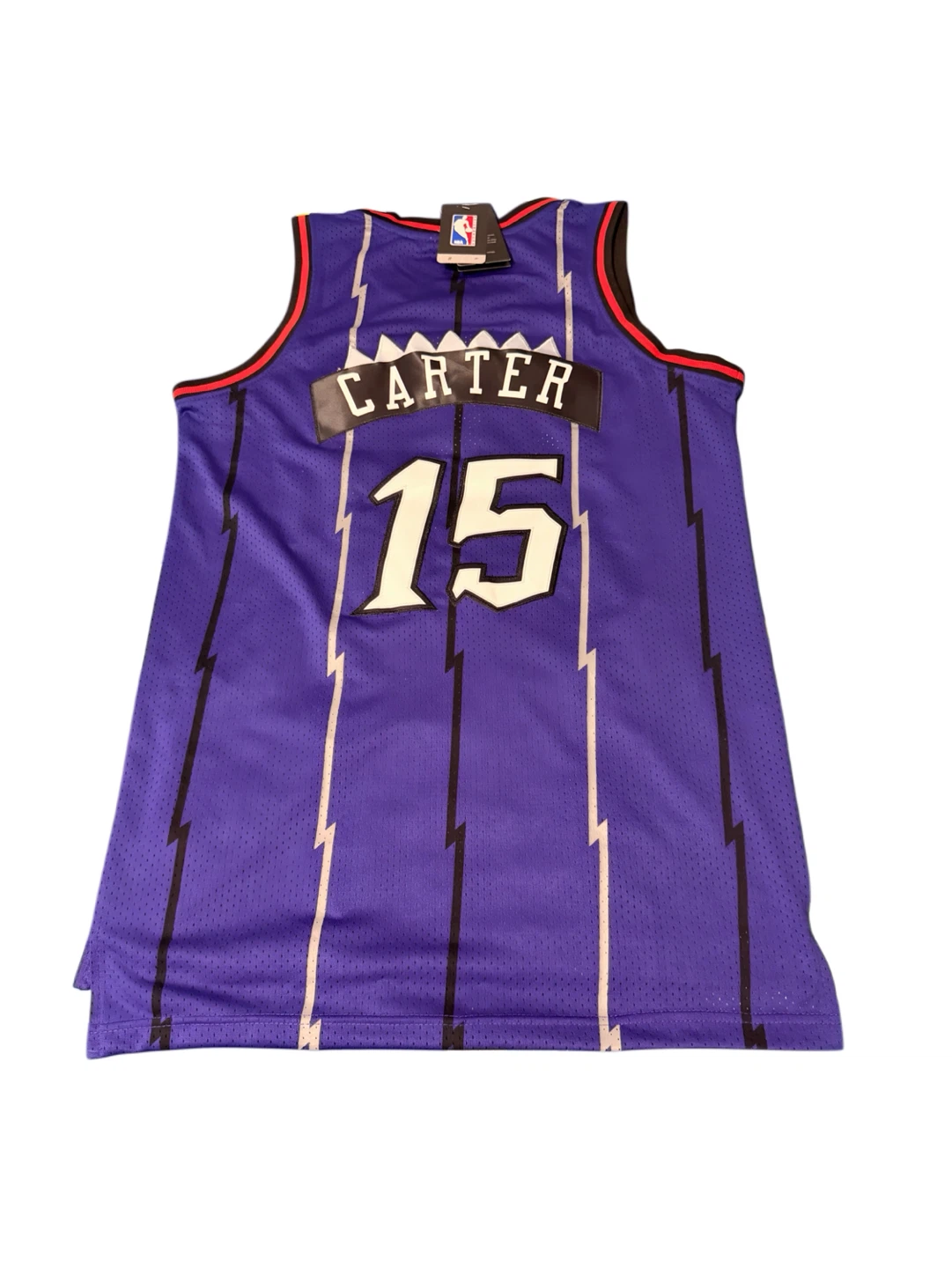 Vince Carter Raptors Purple Jersey #15 NBA Men’s Large, Medium - photo 3