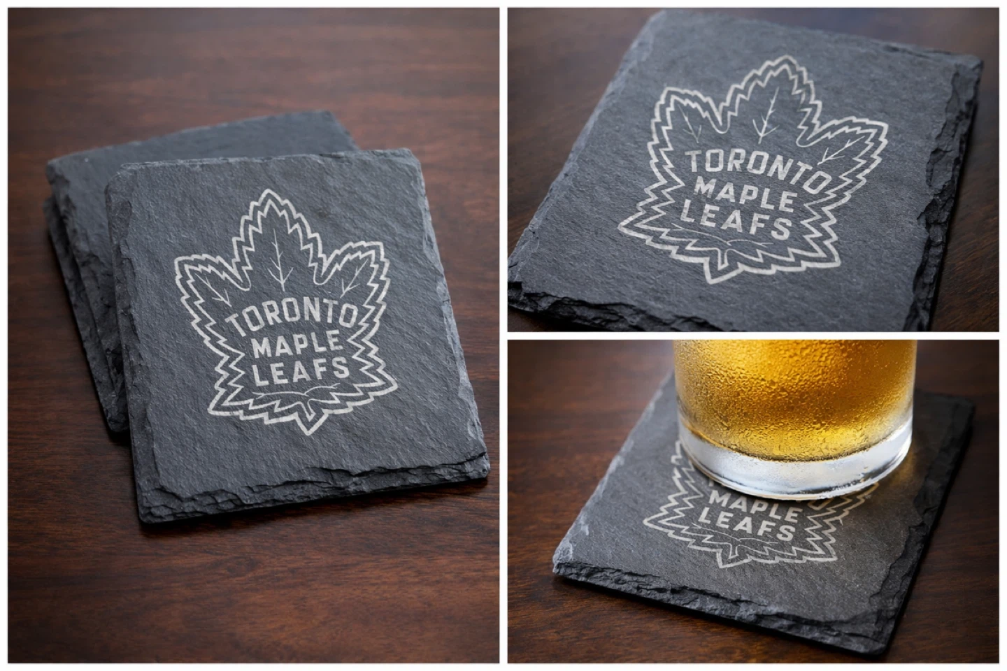 Laser Engraved Slate Coasters