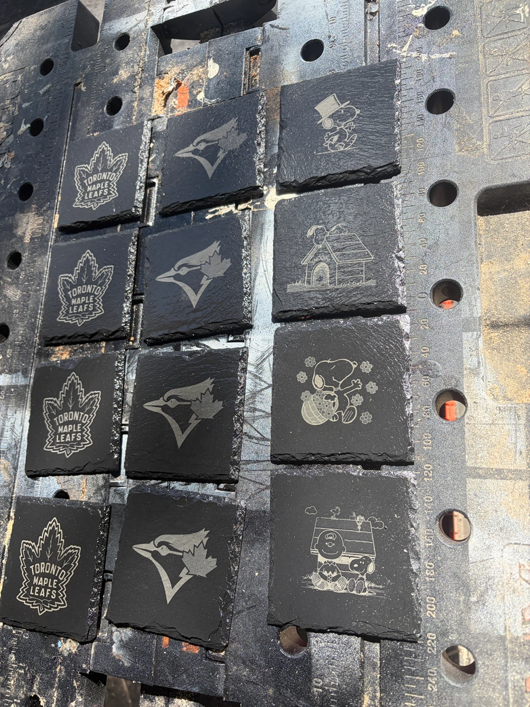 Laser Engraved Slate Coasters - photo 5