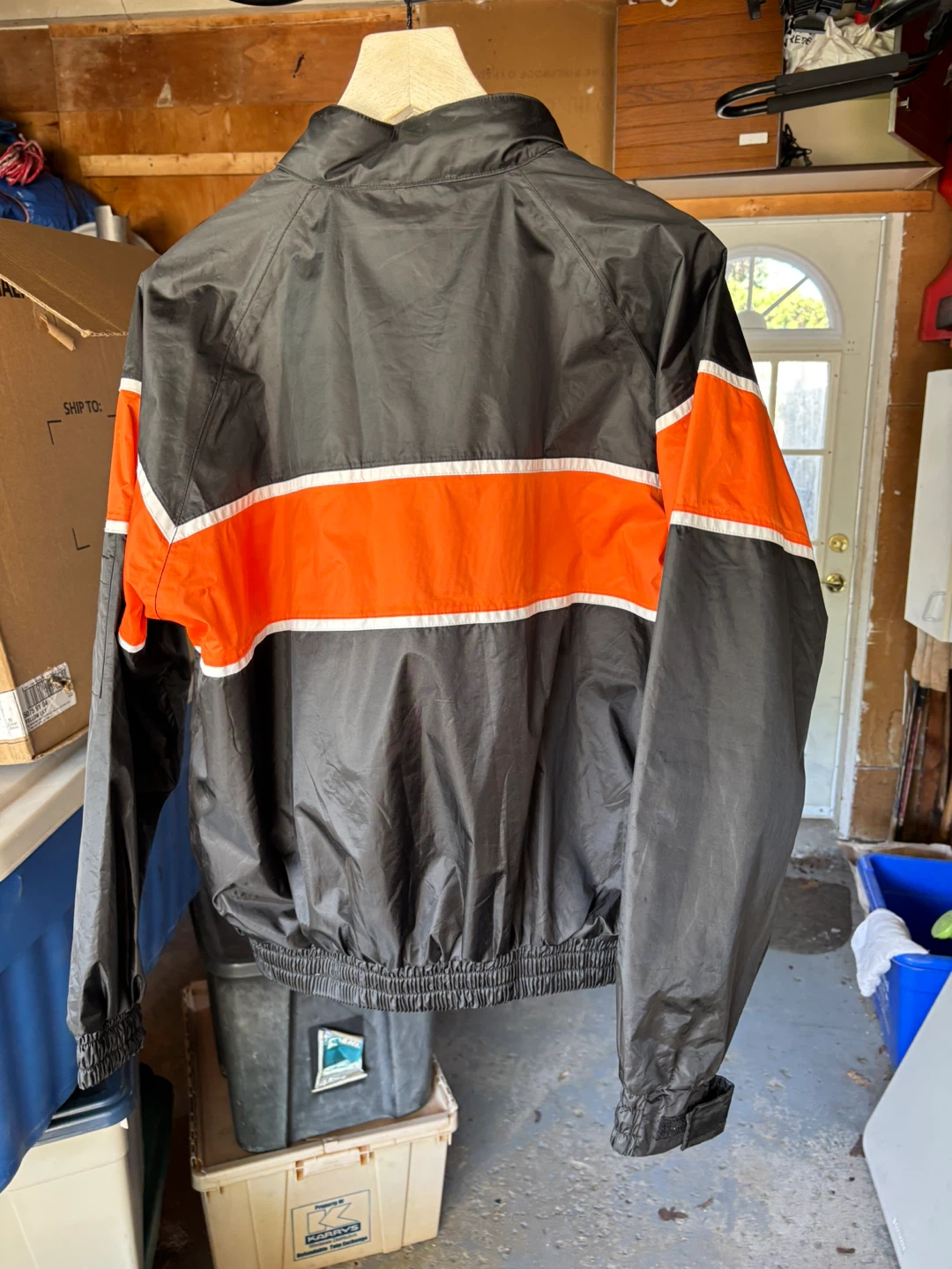 Men's XL motorcycle rain jacket - photo 2