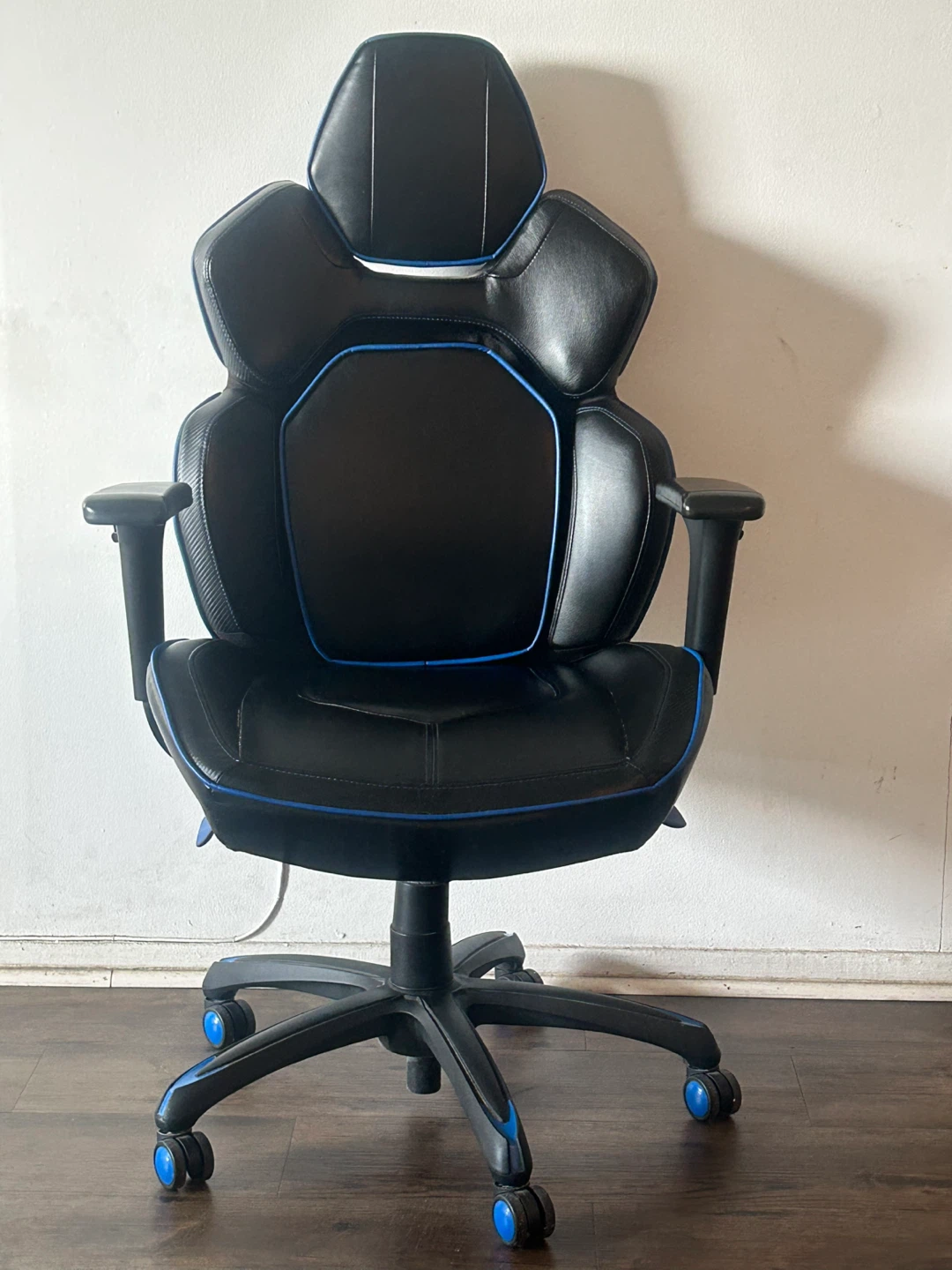 Black and Blue Gaming Chair