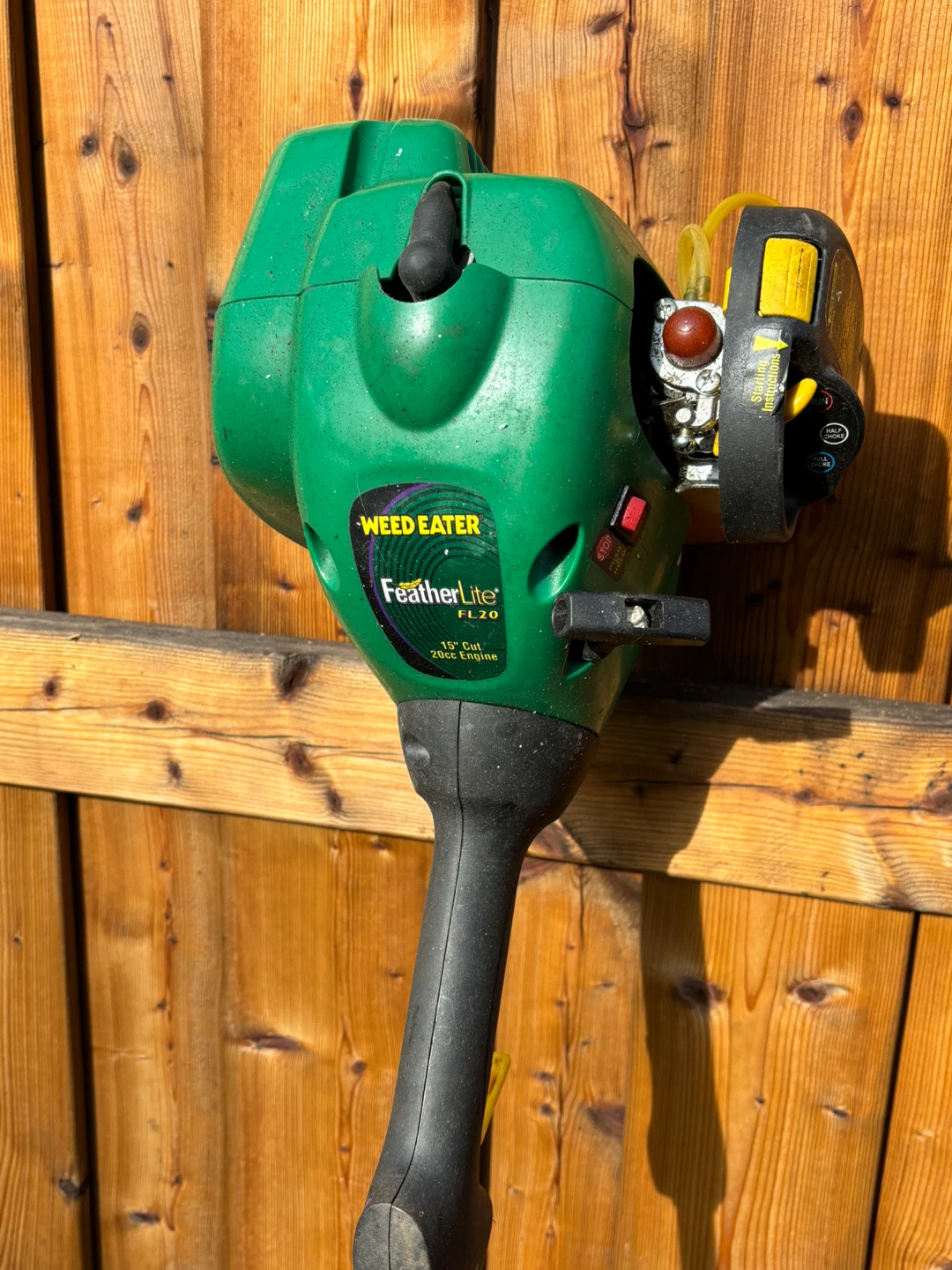 Weed Eater FeatherLite FL20 String Trimmer - photo 2