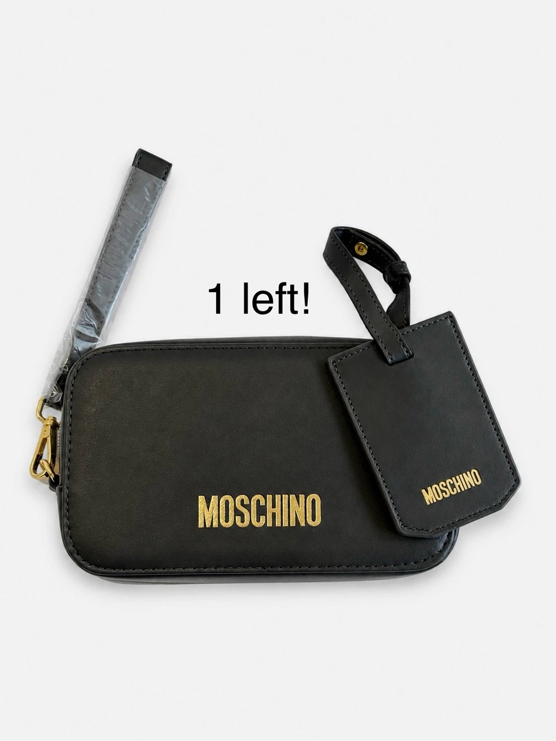 Moschino x China Airlines travel set (pouch + luggage tag, new) - photo 3