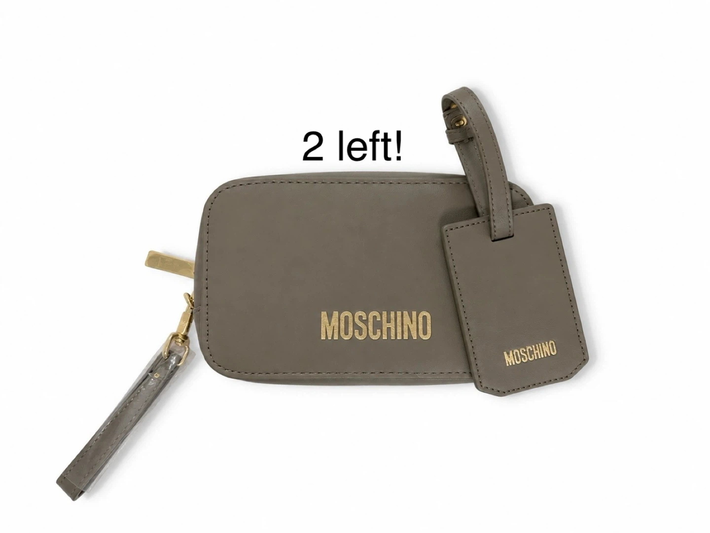 Moschino x China Airlines travel set (pouch + luggage tag, new) - photo 2