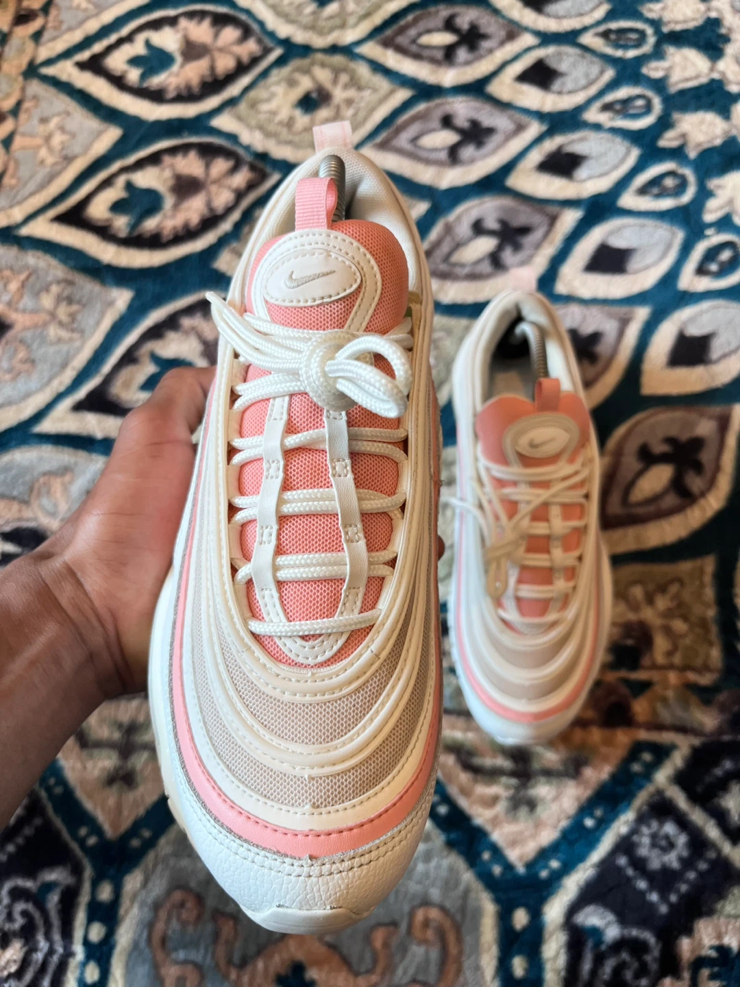 Nike Air Max 97 Women's Size 9 White/Pink - photo 2