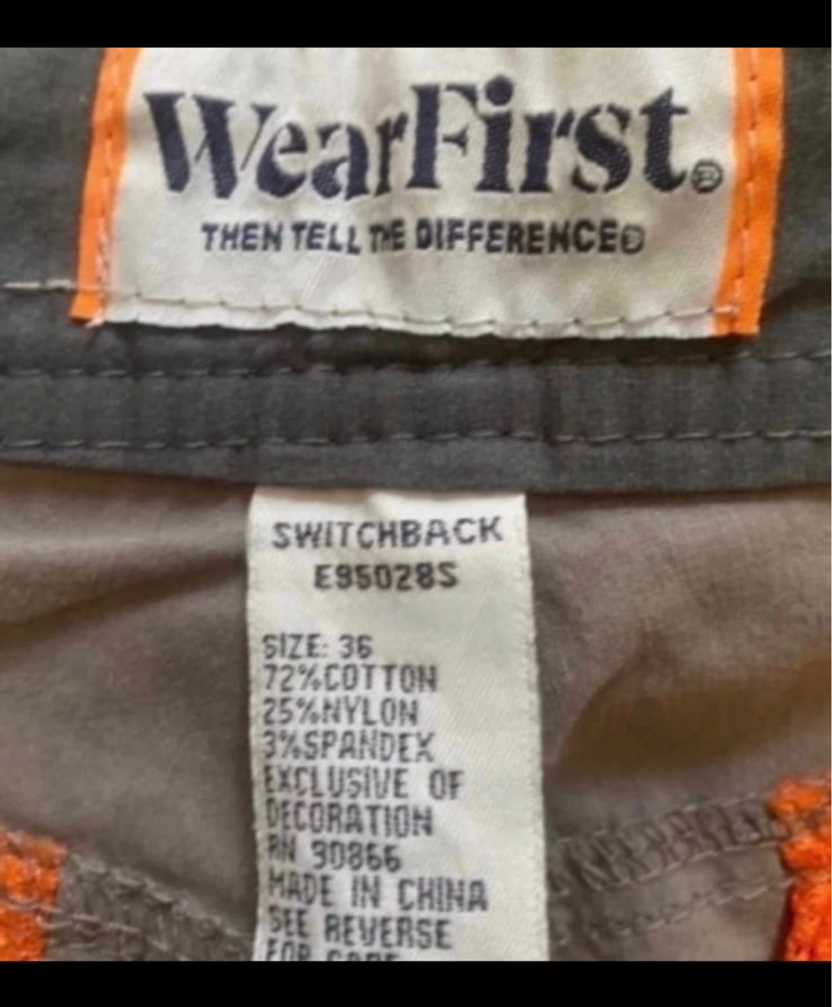 Wear First Men's Switchback Cargo Shorts Size 36 - photo 4