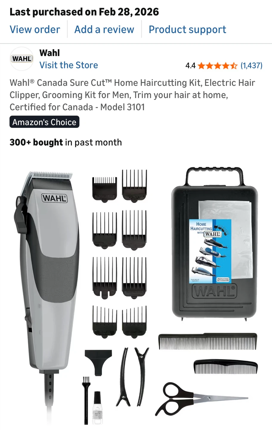 Home Haircutting Kit - Model 3101