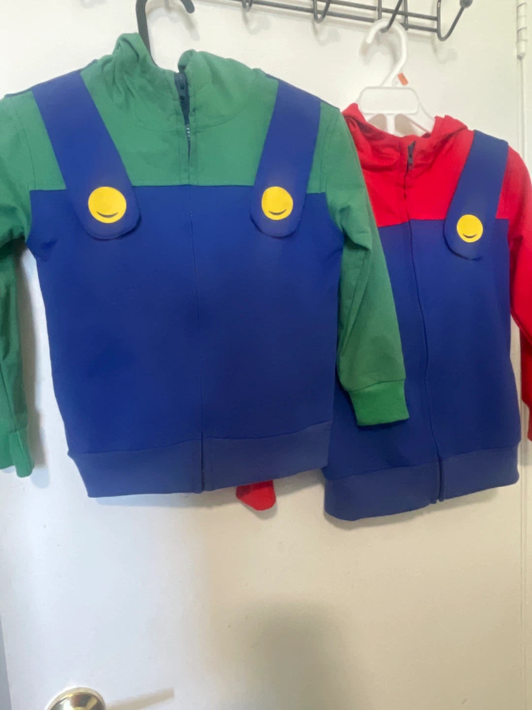 Mario and Luigi Inspired Hoodies (Kids)