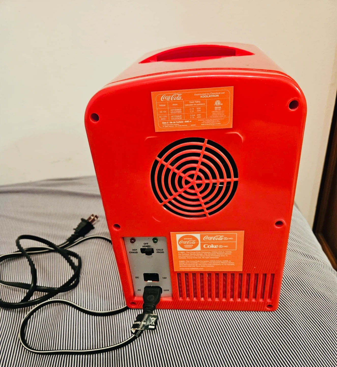 Coca-Cola Mini Fridge with Polar Bear Design - photo 3