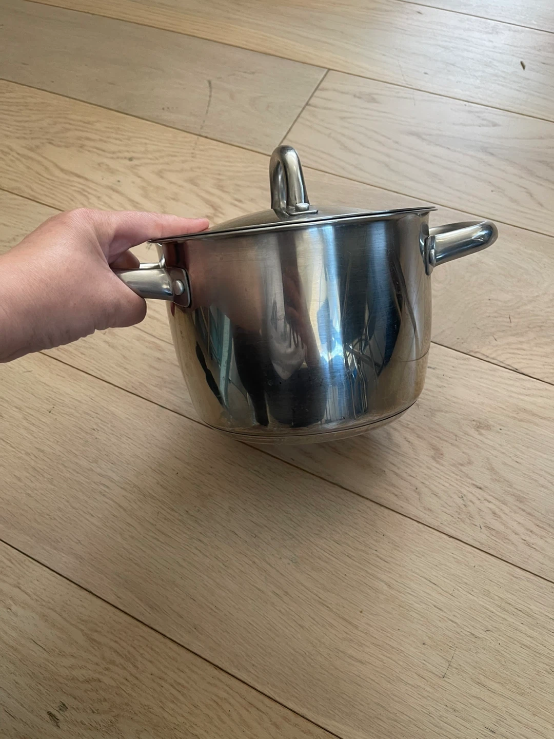 IKEA Stainless Steel Pot with Lid - photo 2