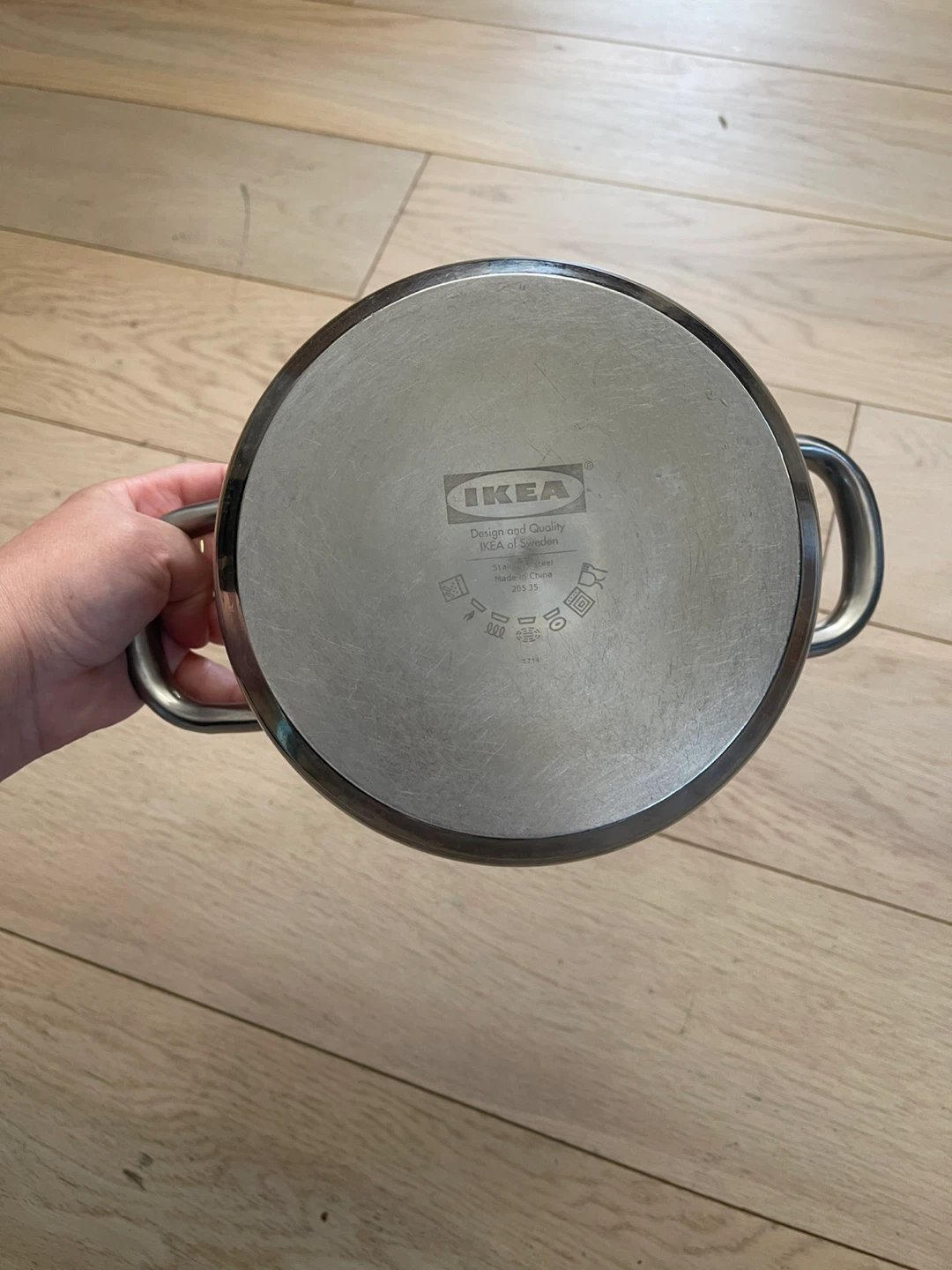 IKEA Stainless Steel Pot with Lid - photo 3