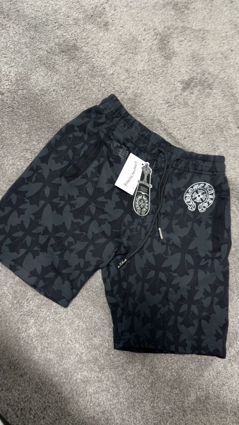 Chrome Hearts Shorts - All Over Cross Print