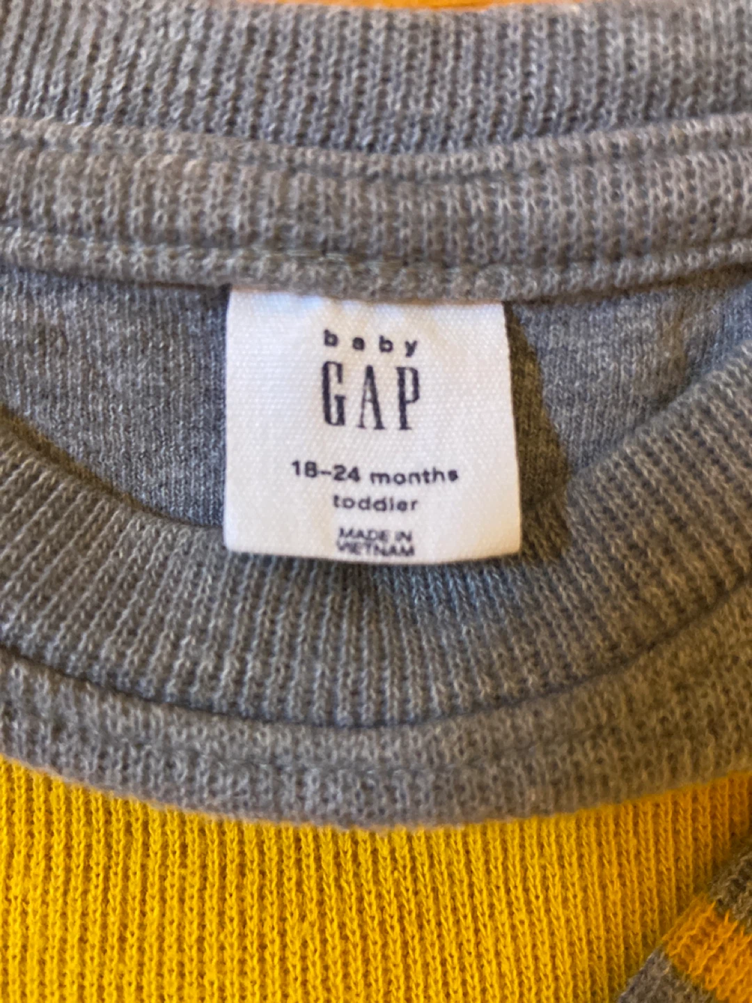 Baby Gap Striped Long Sleeve Shirt 18-24 Months - photo 2