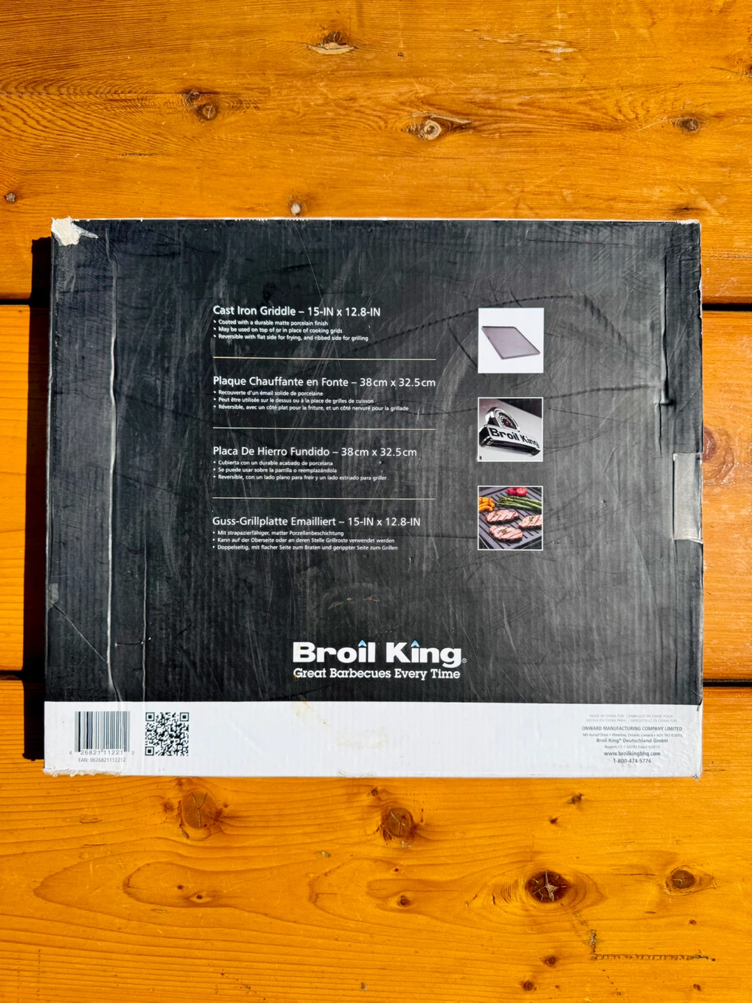Brand New Broil King Cast Iron Griddle 15” x 12.8” - photo 4