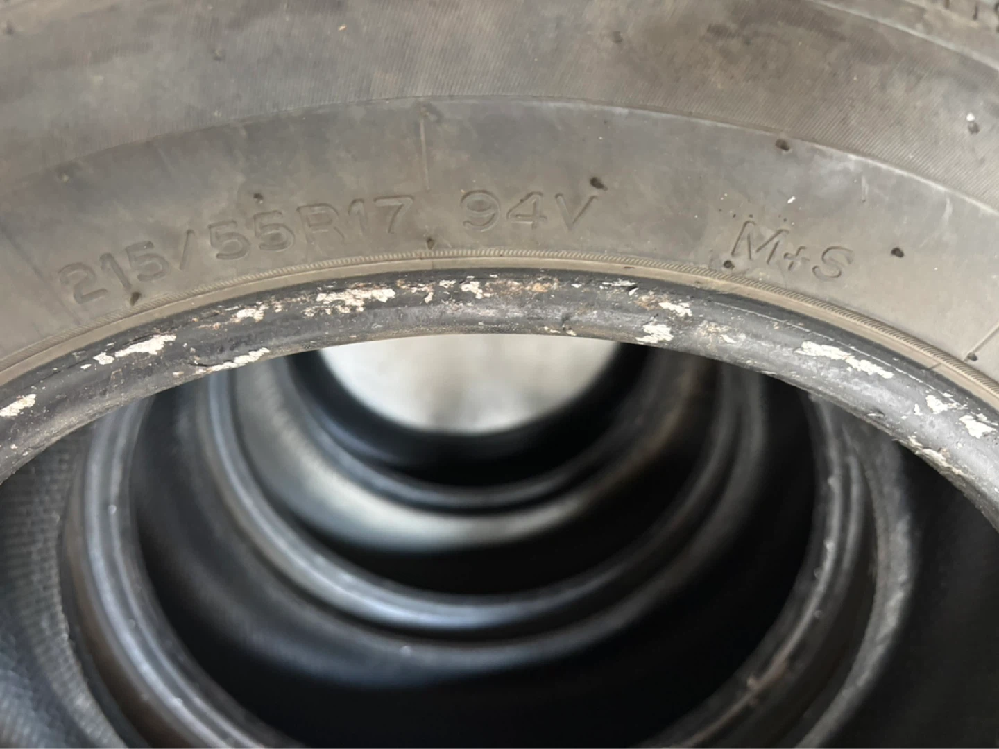 Set of 4 - 215/55R17 94V M+S Tires - photo 2