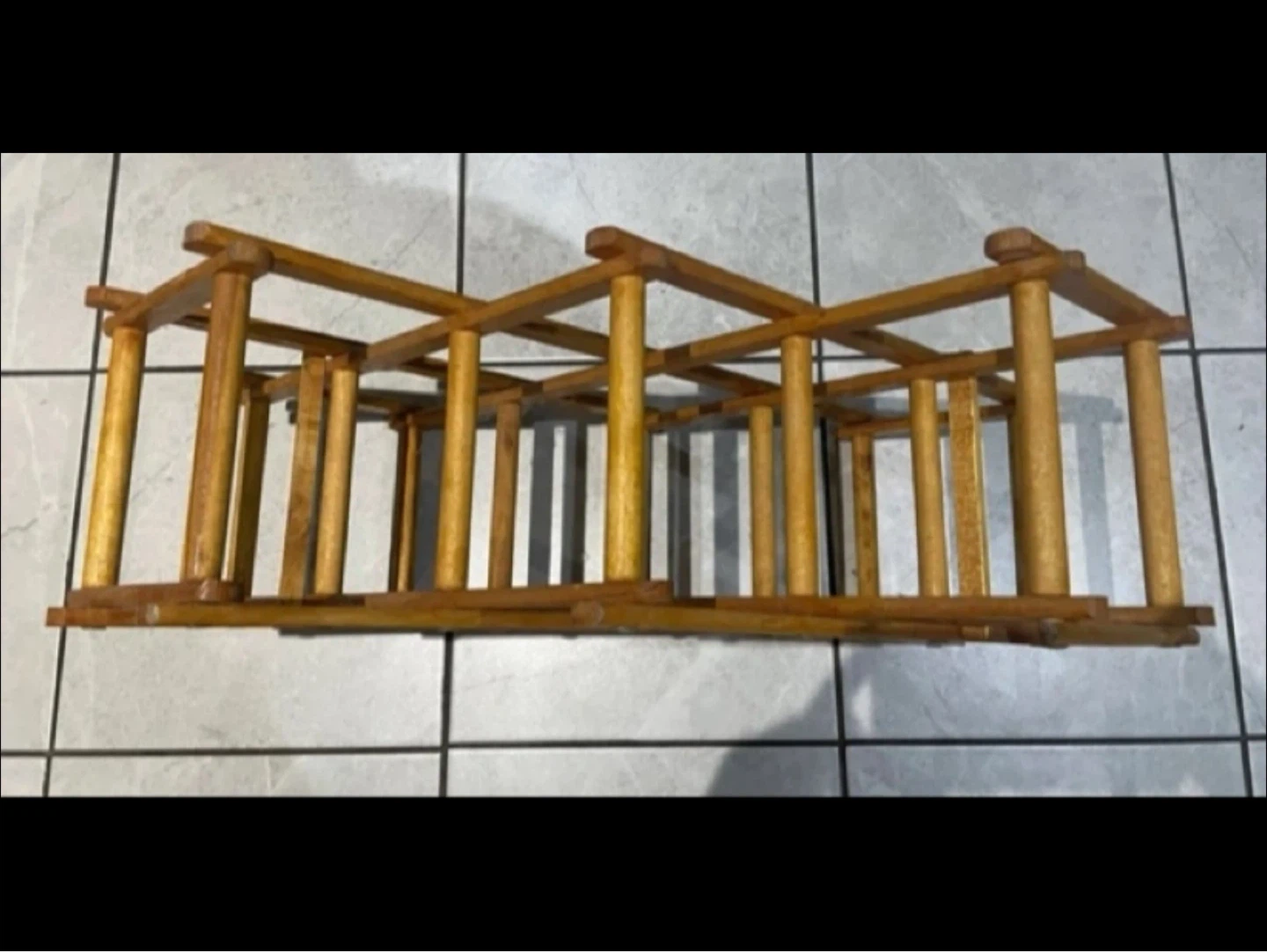 Wooden Folding Wine Rack - photo 3
