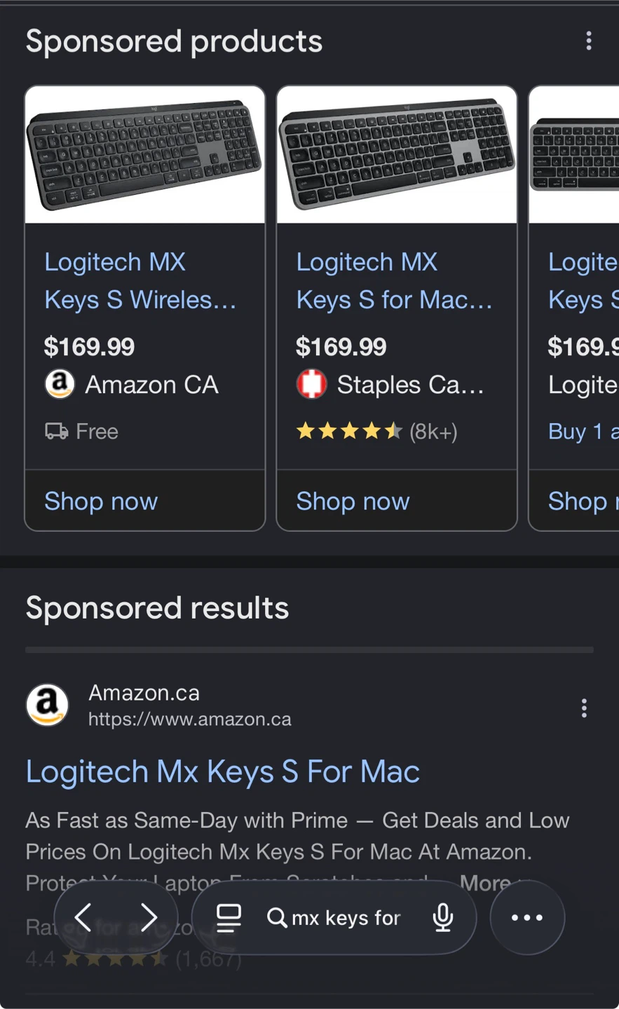 Logitech MX Keys for Mac Wireless Keyboard - photo 3