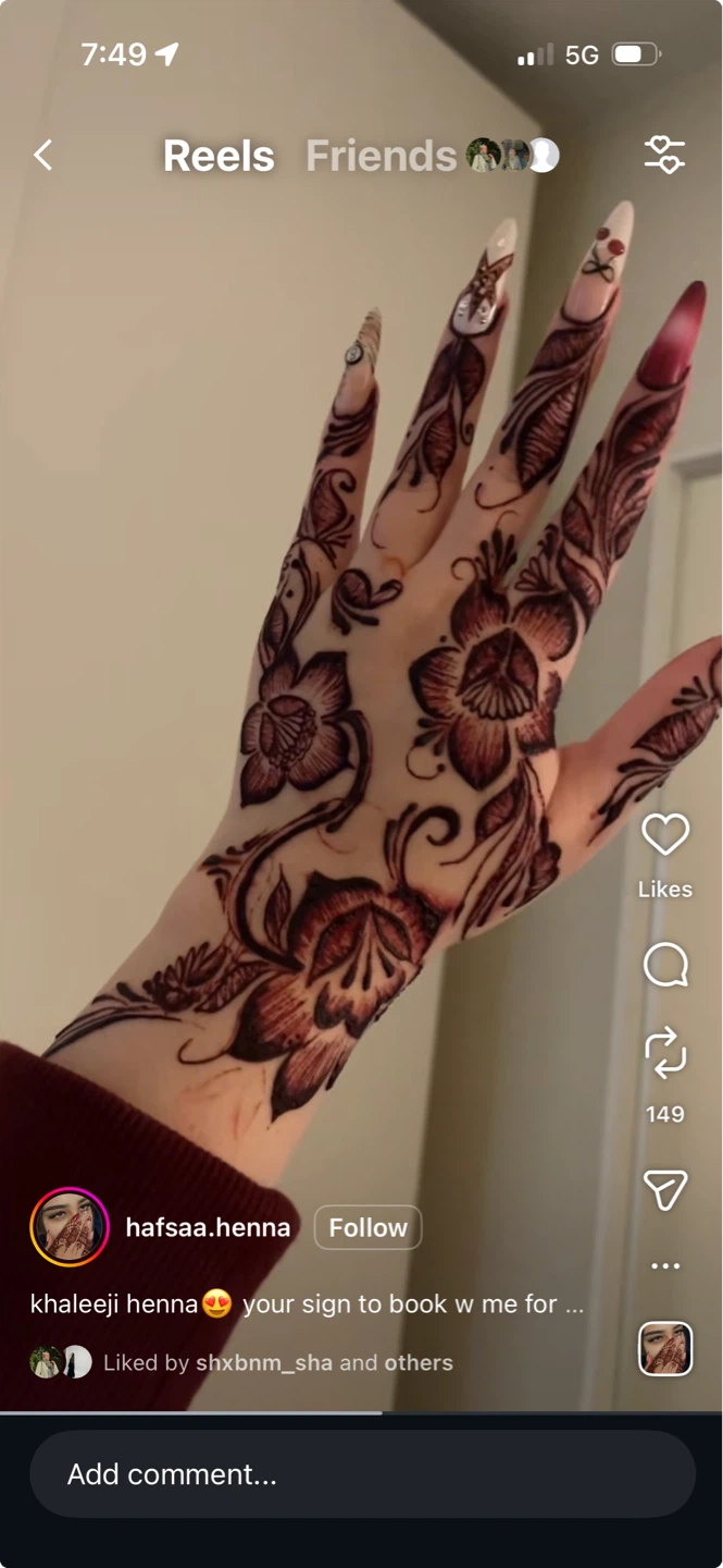 Beautiful Henna Hand Designs