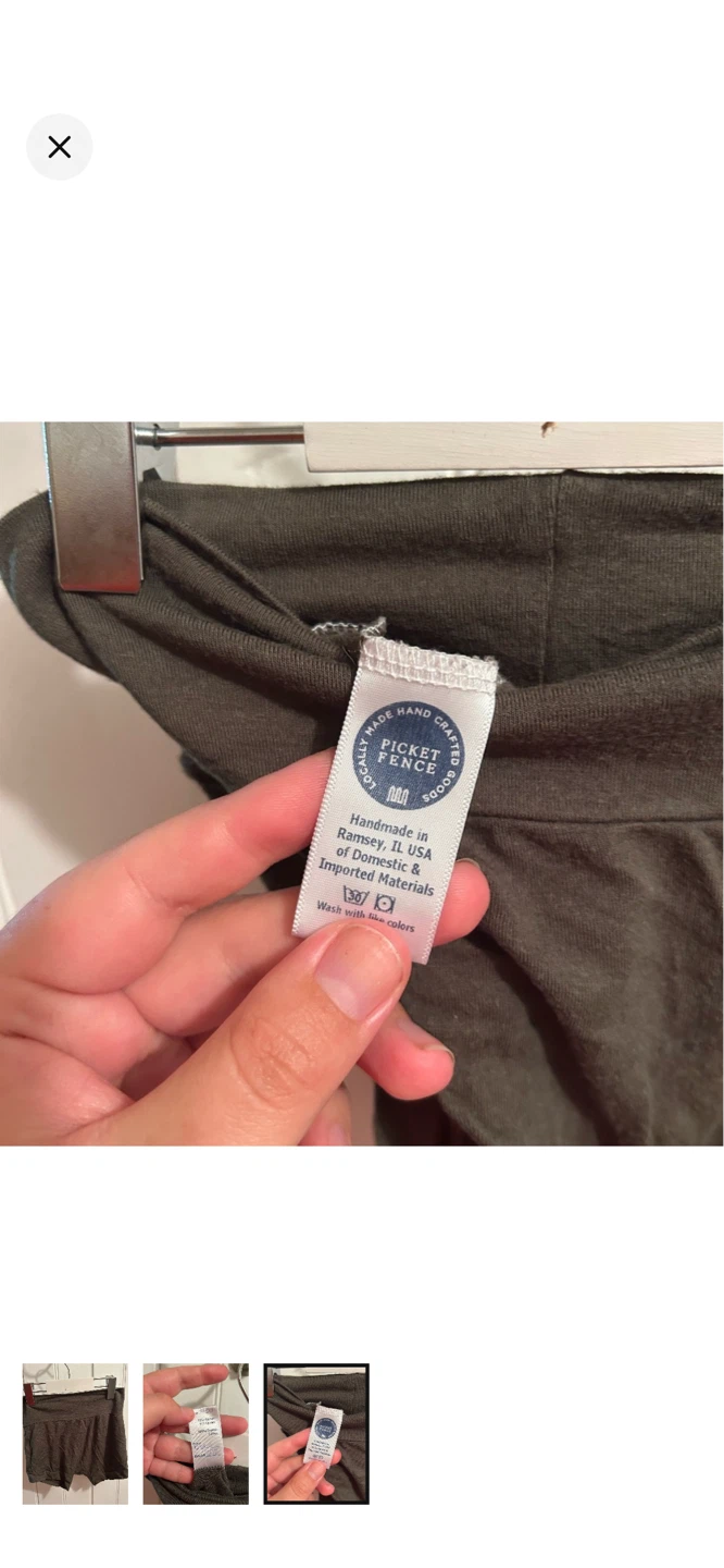 Picket Fence Organic Cotton Shorts - photo 3