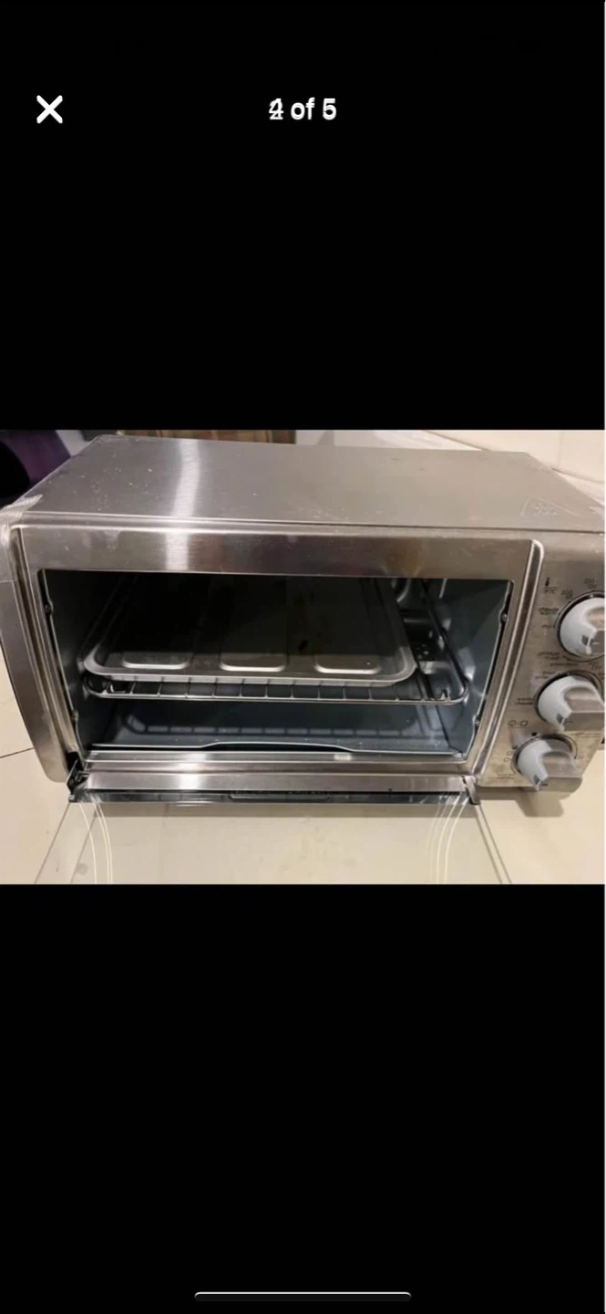BLACK+DECKER Natural Convection 4-Slice Toaster Oven - photo 4