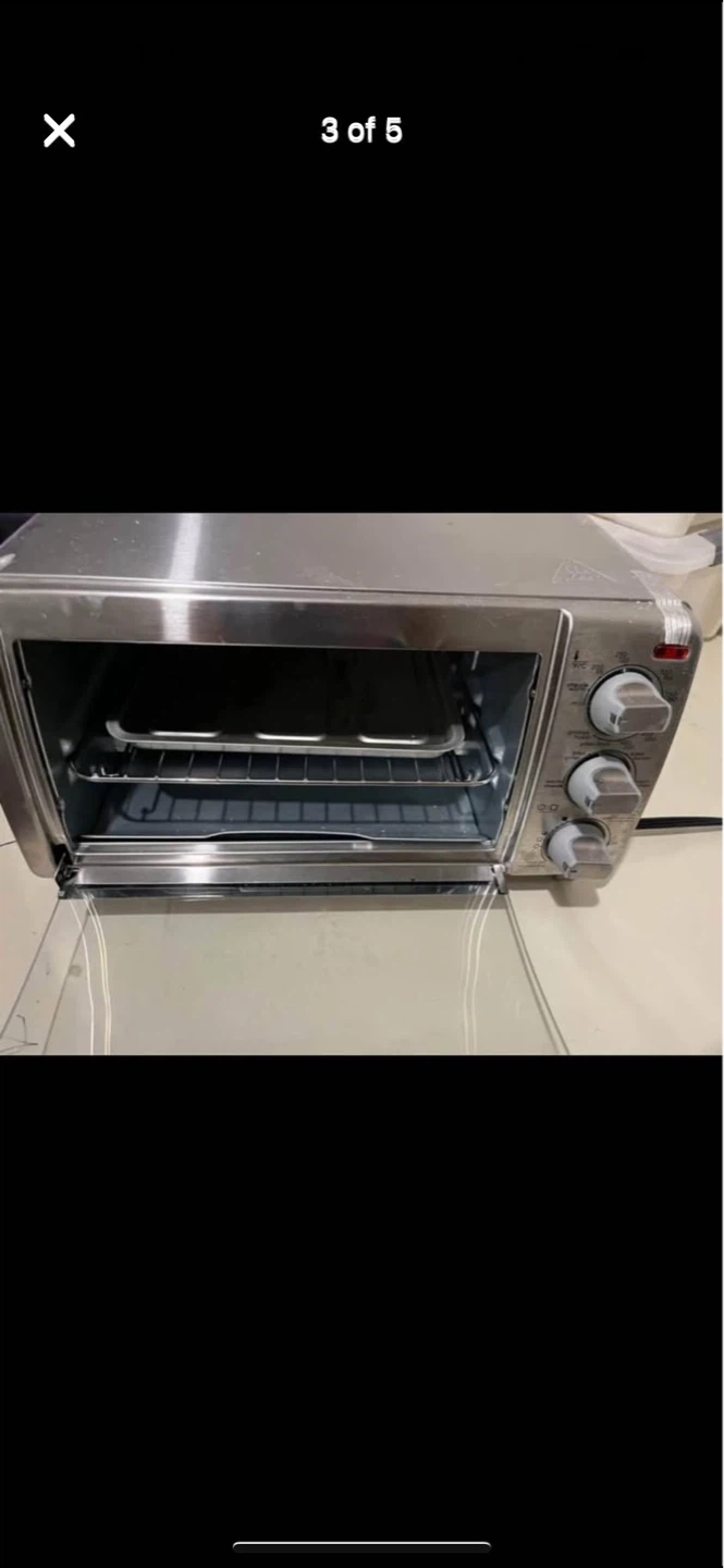 BLACK+DECKER Natural Convection 4-Slice Toaster Oven - photo 3