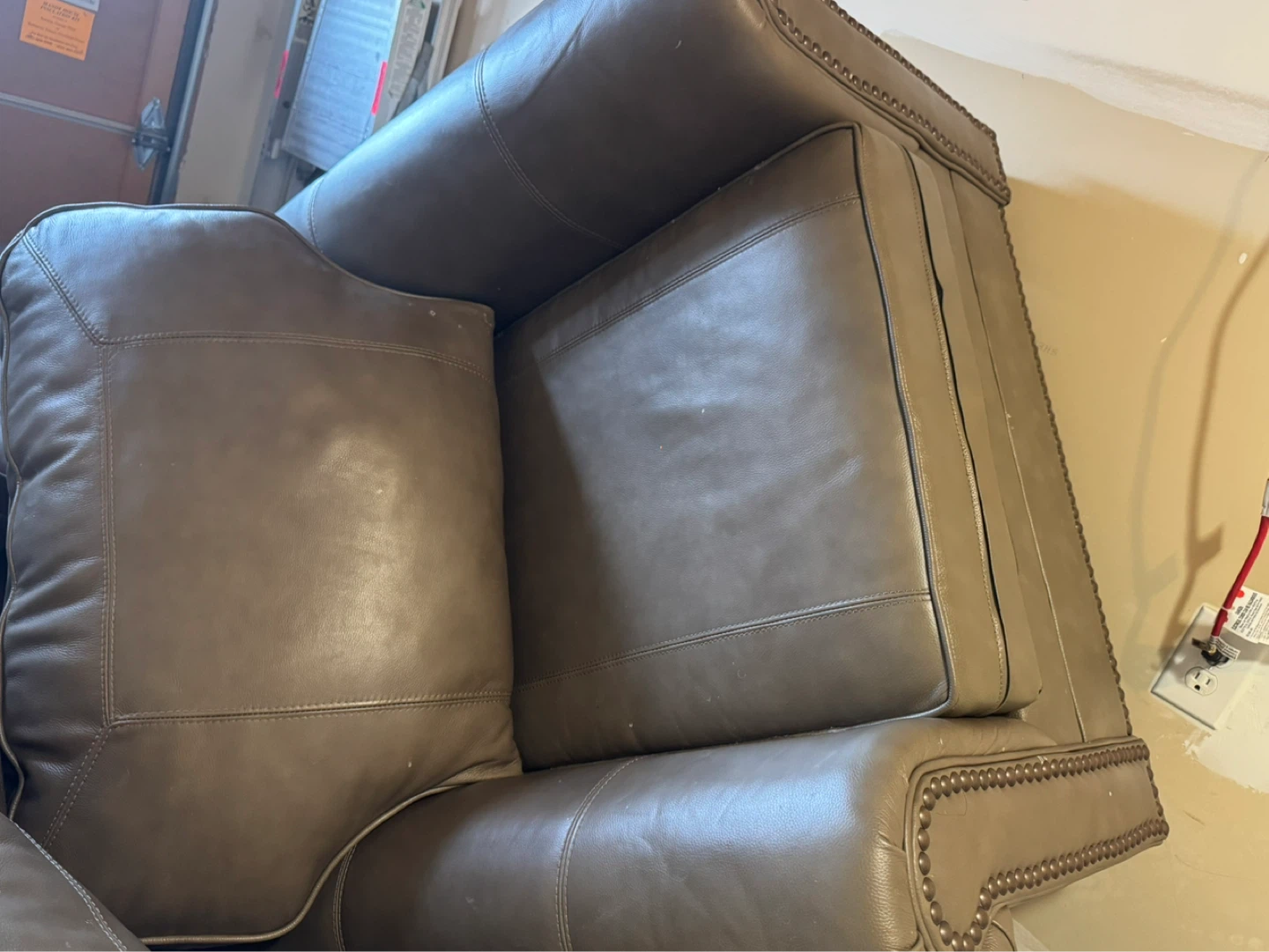 Leather sofa set - photo 3