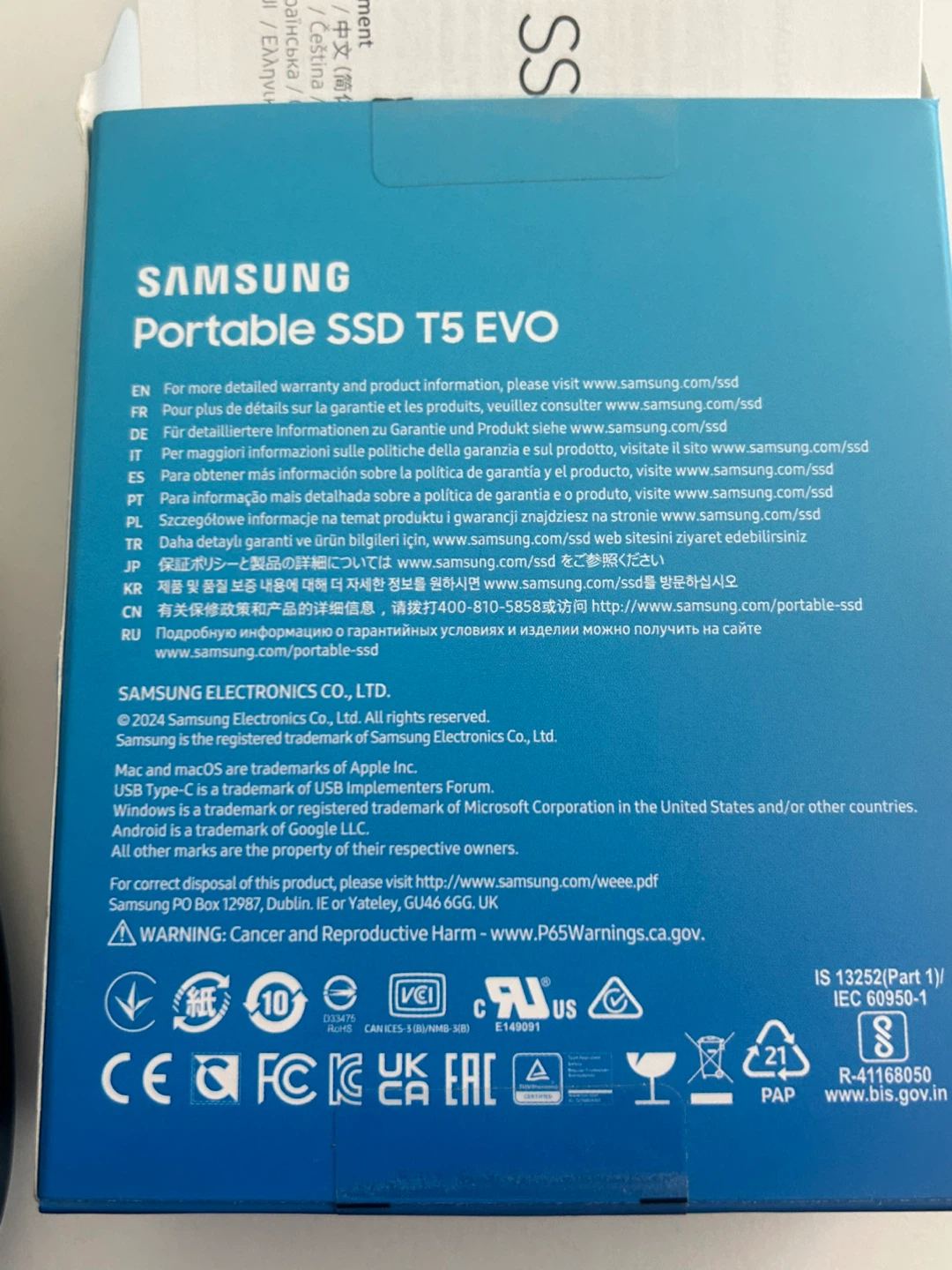 Samsung Portable SSD T5 EVO 8TB - photo 4