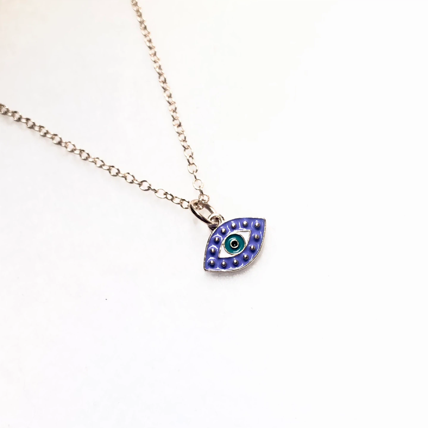 Evil Eye Necklace (14k Gold Plated)