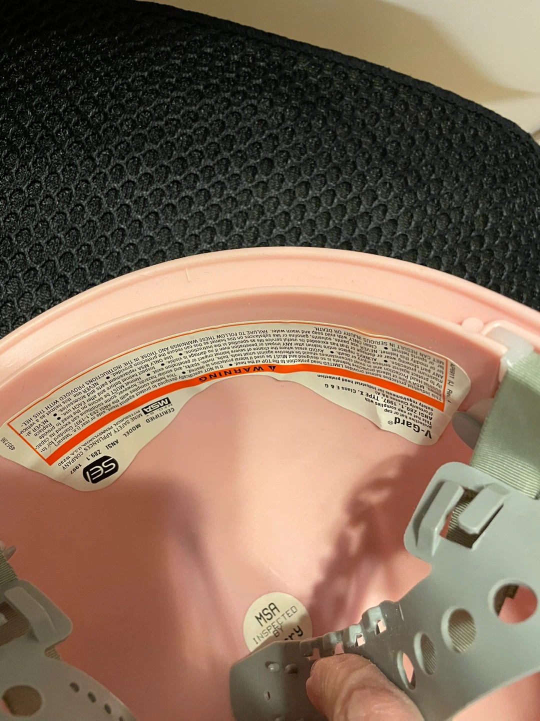 V-Gard Pink Hard Hat - photo 5