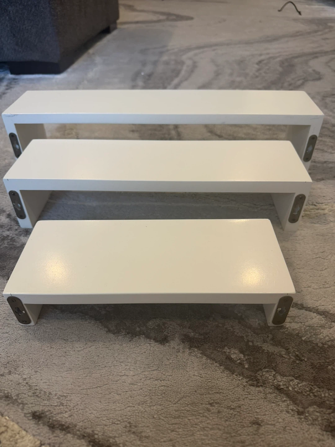 3pc white shelves set - photo 2