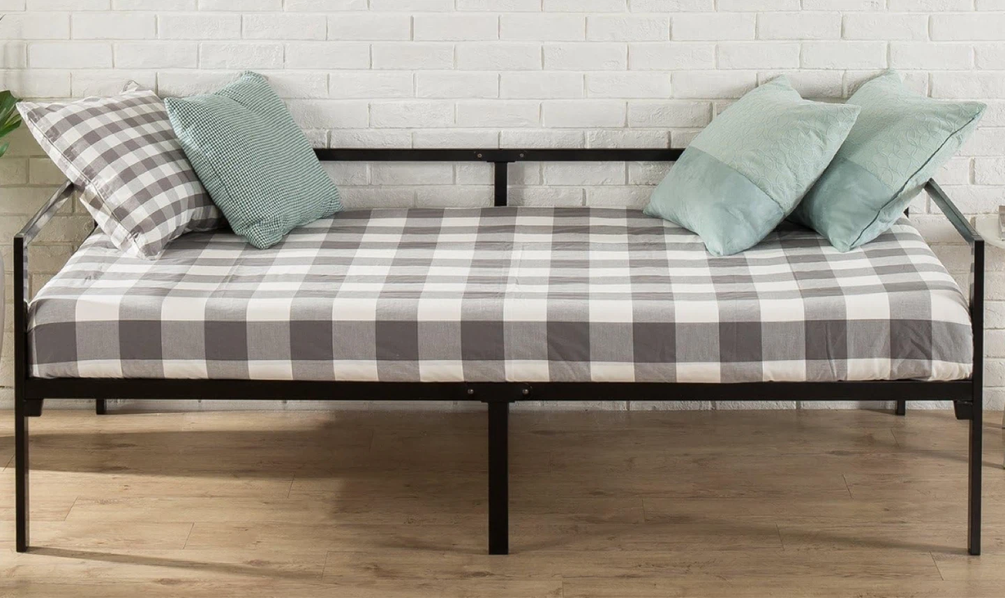 Black Metal Daybed Frame Twin Size