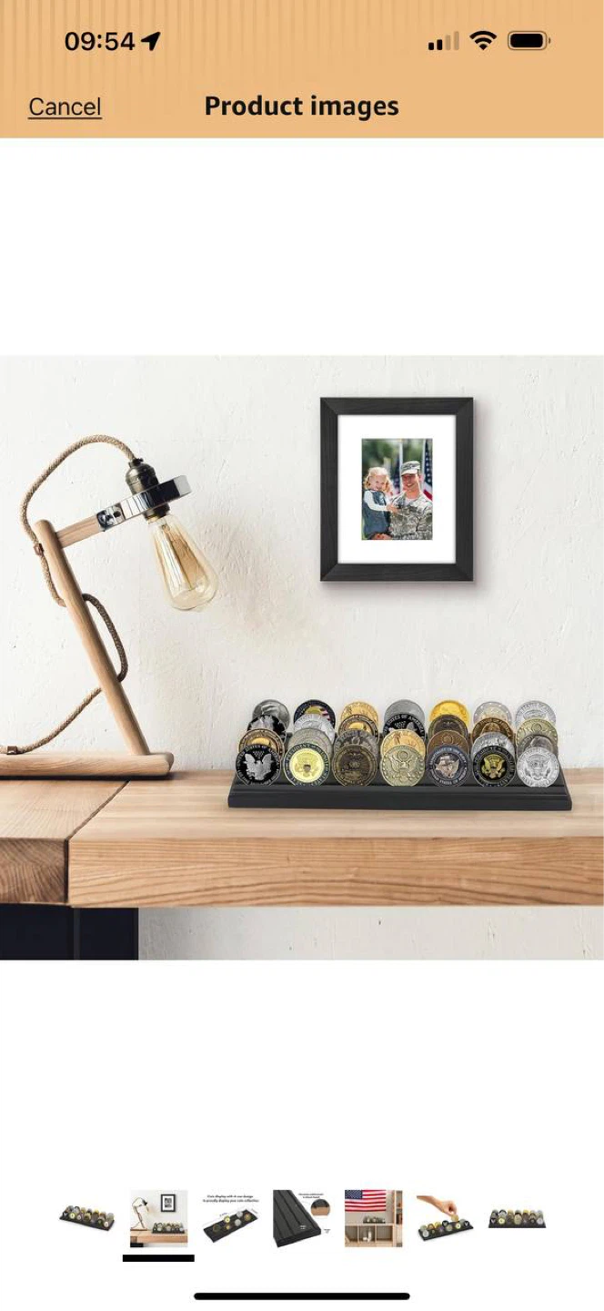 Americanflat 12x4 Challenge Coin Display Stand - photo 5