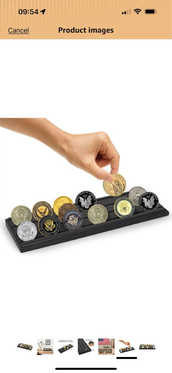 Americanflat 12x4 Challenge Coin Display Stand - photo 4