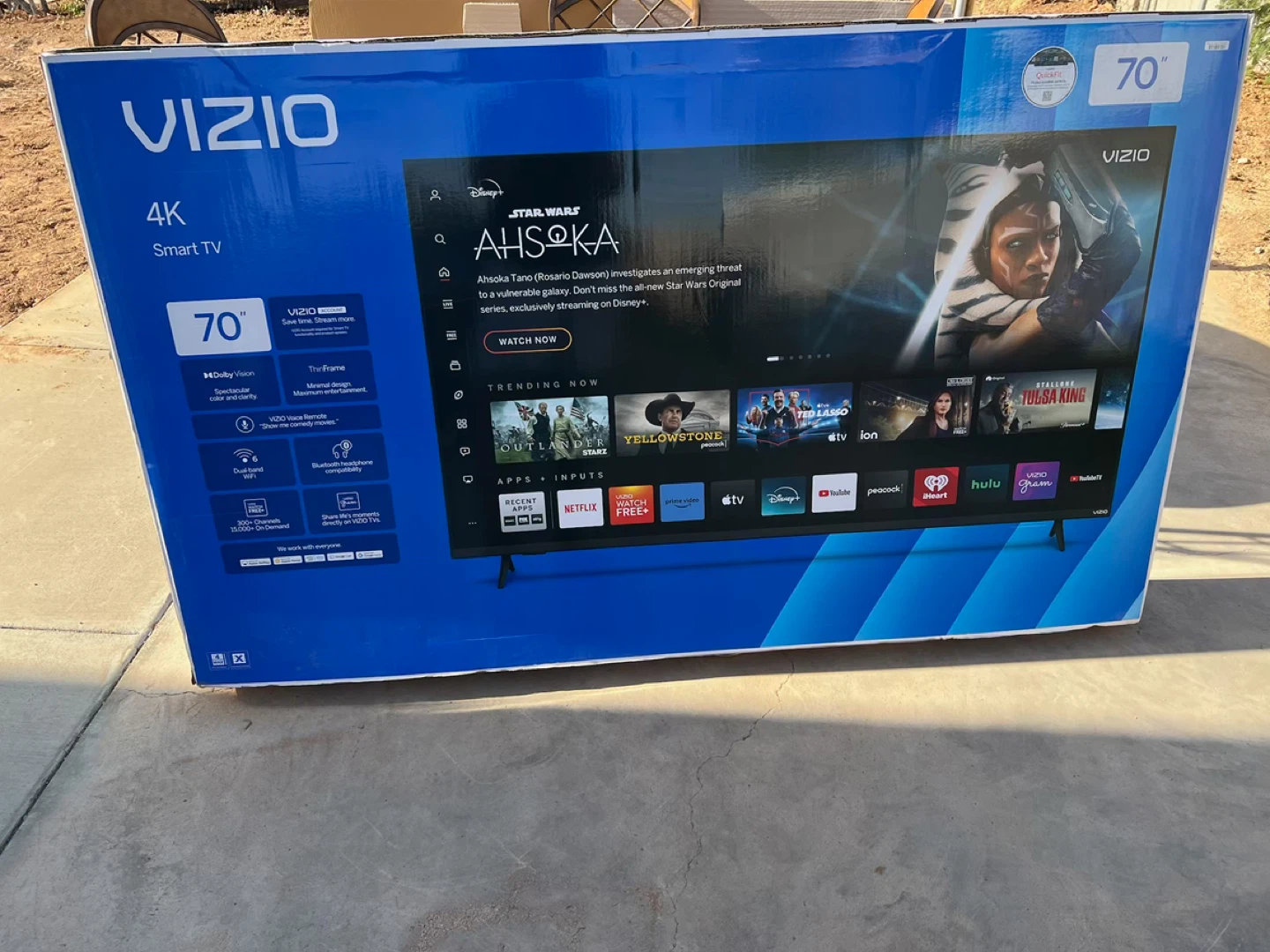 VIZIO 75" 4K Smart TV box only - photo 2