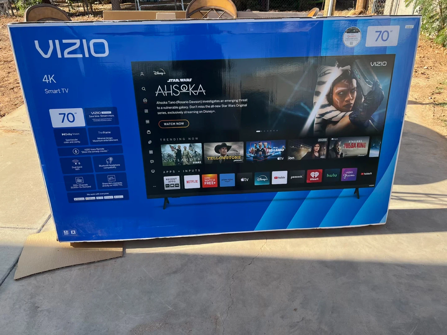 VIZIO 75" 4K Smart TV box only