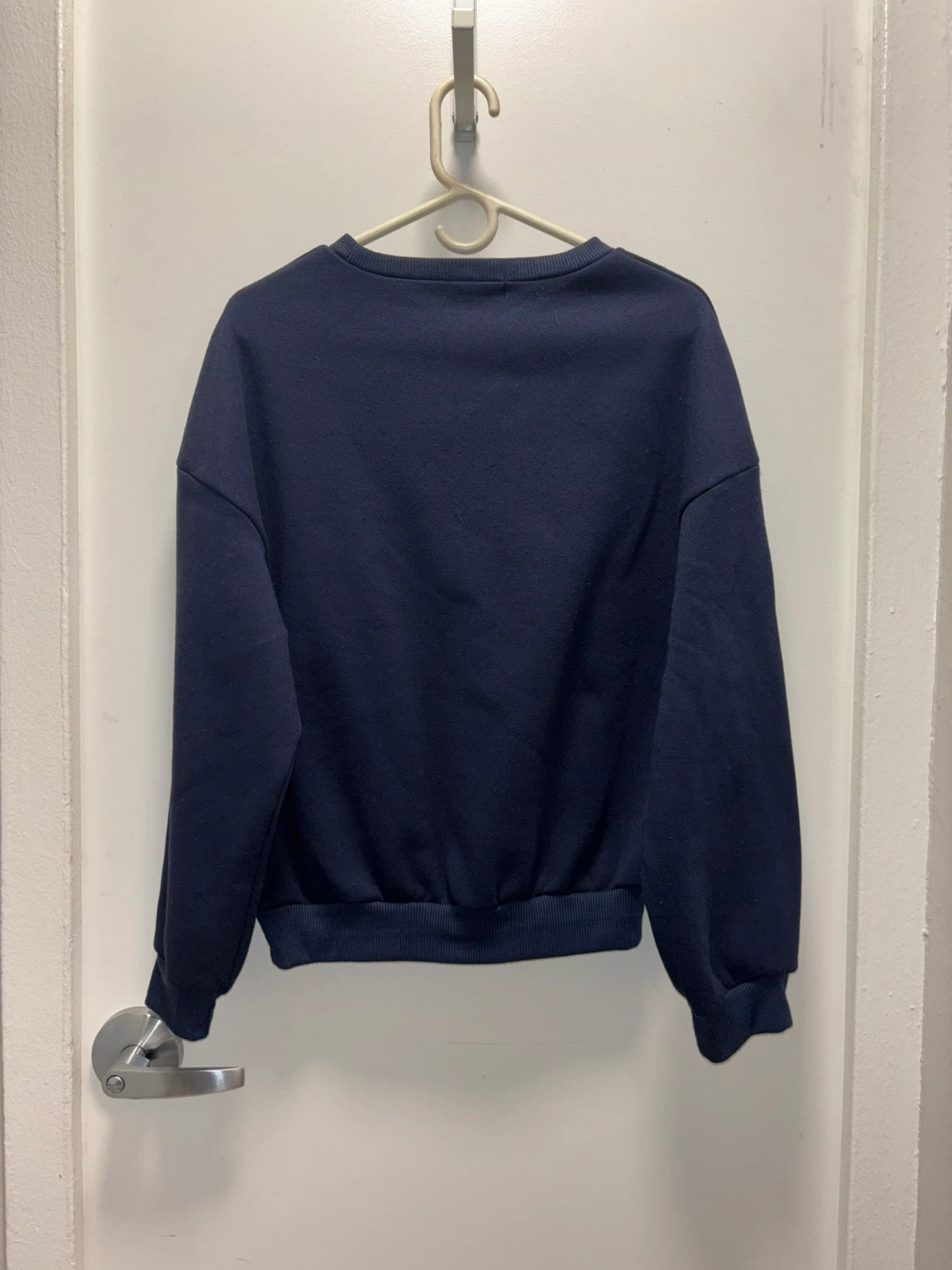 SHEIN Navy Blue Teddy Bear Graphic Sweatshirt Size L - photo 2