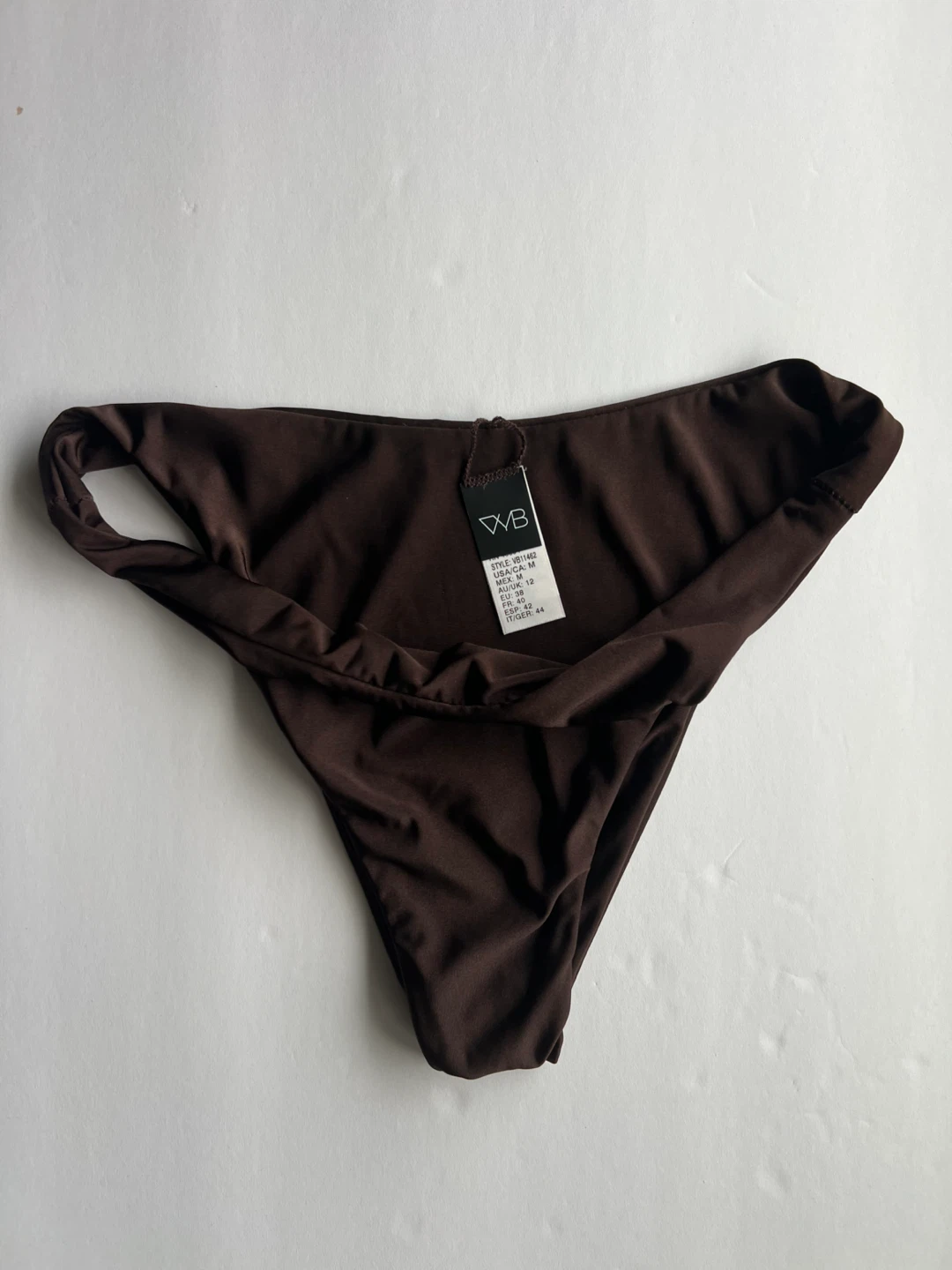 WB Brown Bikini Bottoms Size Medium - photo 2