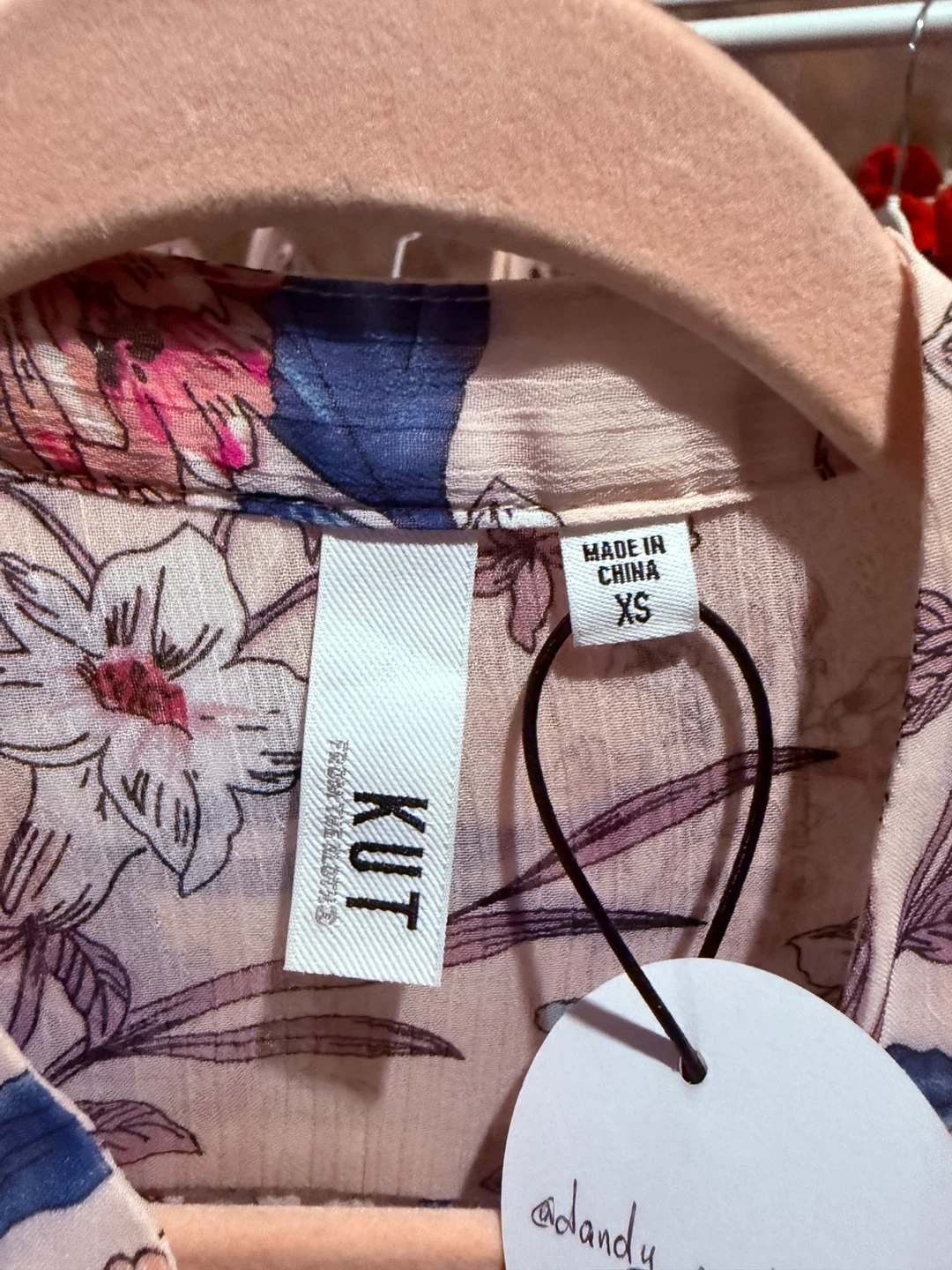 KUT Women's Floral Print Blouse XS - photo 2