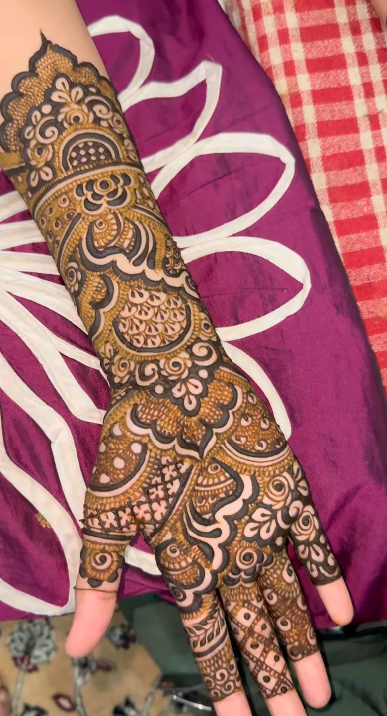 Bridal Indian Pakistani Arabic Bridal Henna Mehendi Tattoo - photo 4