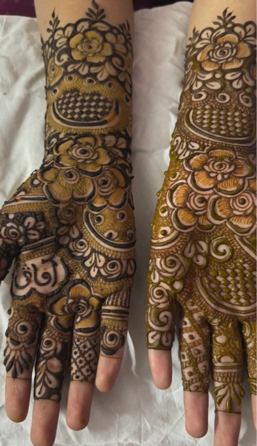 Bridal Indian Pakistani Arabic Bridal Henna Mehendi Tattoo - photo 5